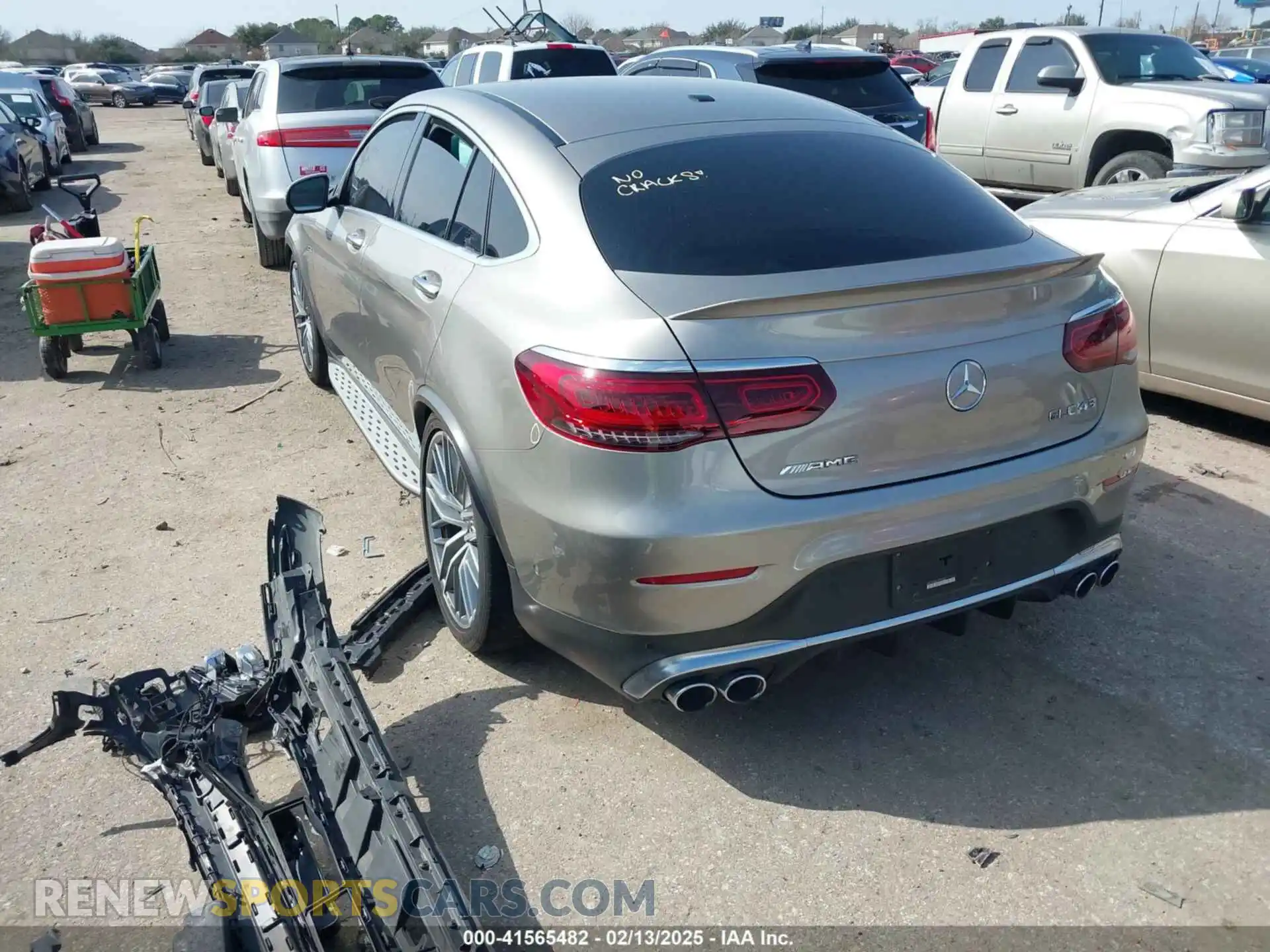 3 Фотография поврежденного автомобиля WDC0J6EB0LF727242 MERCEDES-BENZ AMG GLC 43 COUPE 2020