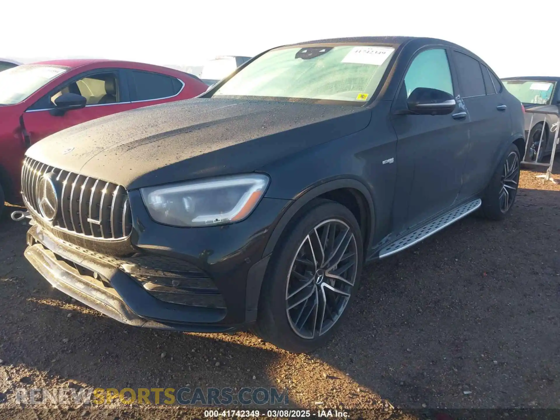 2 Фотография поврежденного автомобиля W1N0J6EB5MF900446 MERCEDES-BENZ AMG GLC 43 COUPE 2021