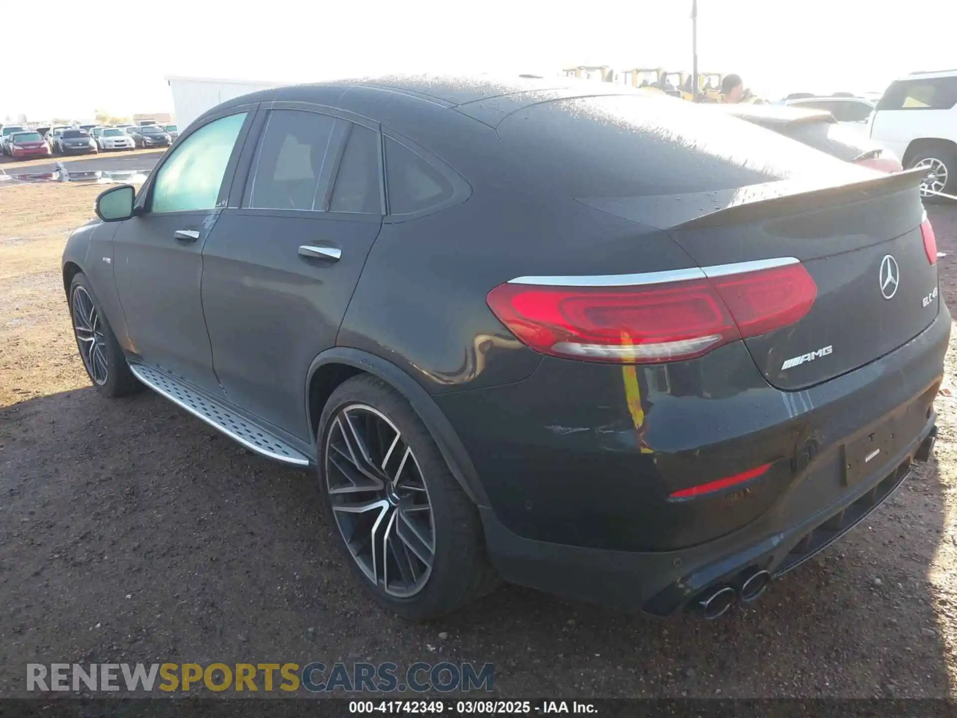 3 Фотография поврежденного автомобиля W1N0J6EB5MF900446 MERCEDES-BENZ AMG GLC 43 COUPE 2021