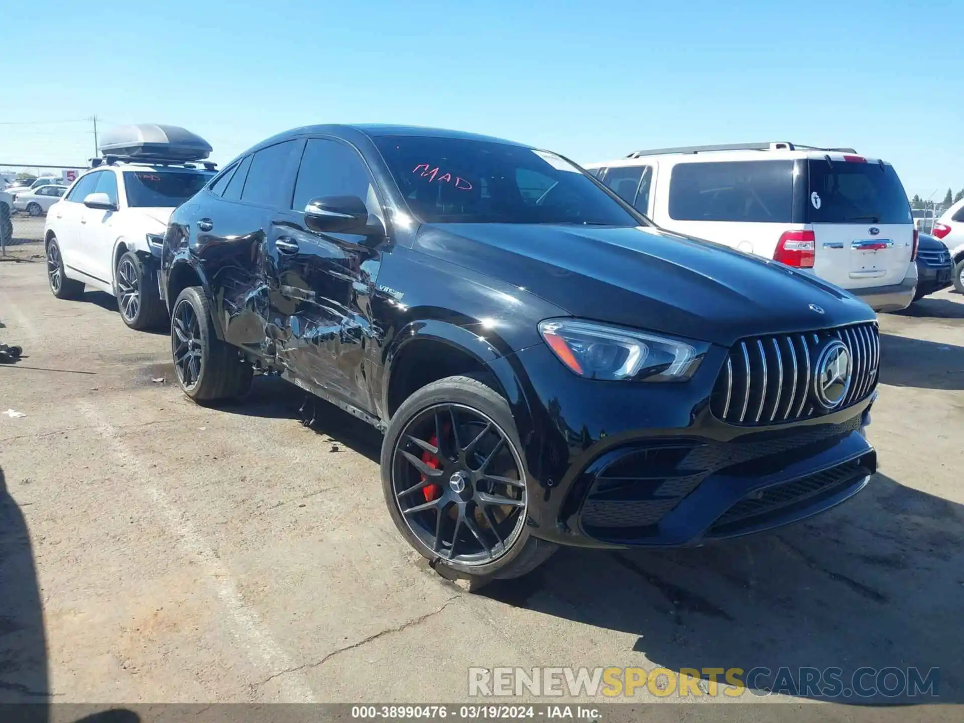 1 Photograph of a damaged car 4JGFD8KB3MA391605 MERCEDES-BENZ AMG GLE 63 COUPE 2021