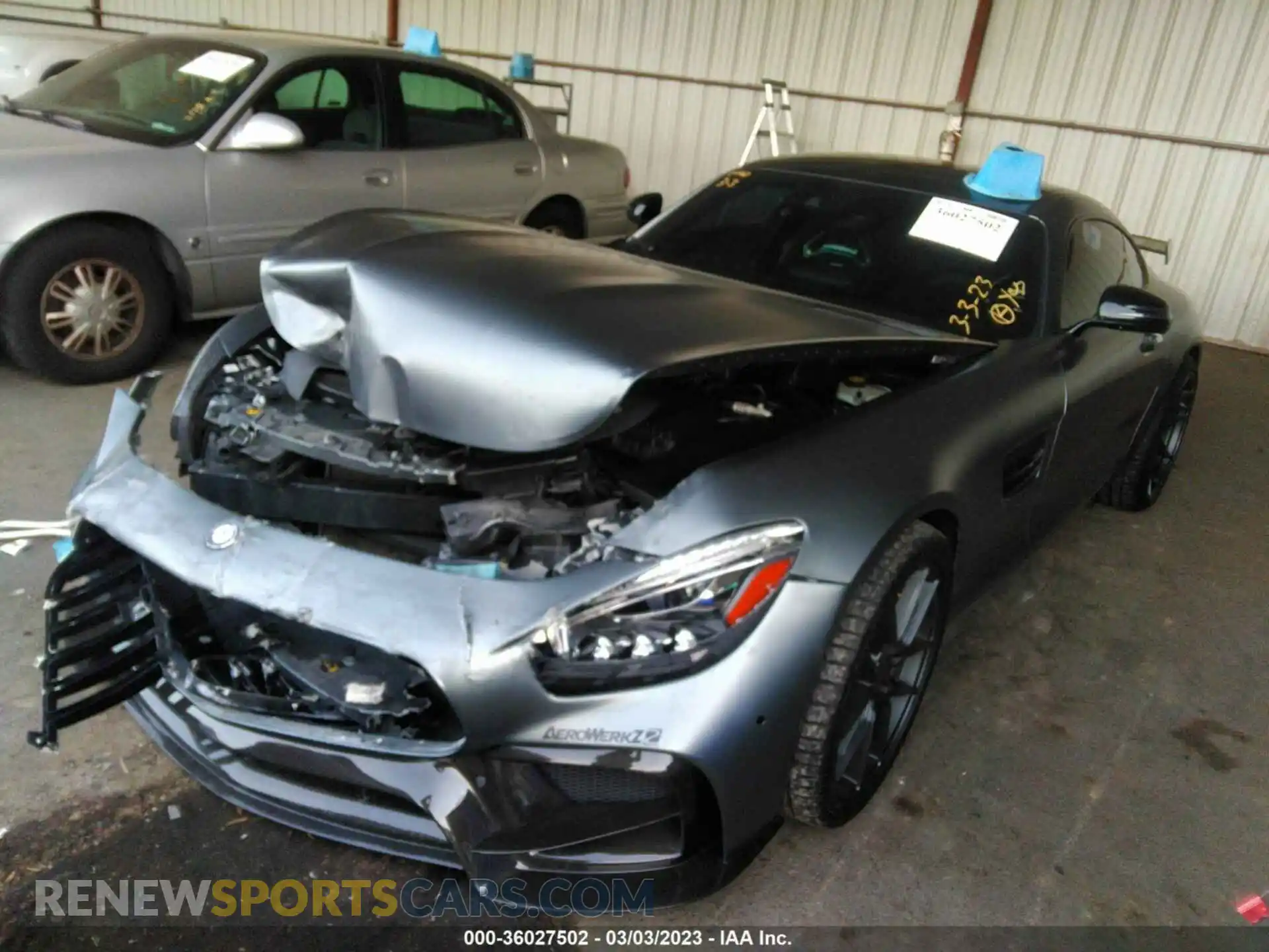 2 Photograph of a damaged car WDDYJ7JAXGA007113 MERCEDES-BENZ AMG GT 2016
