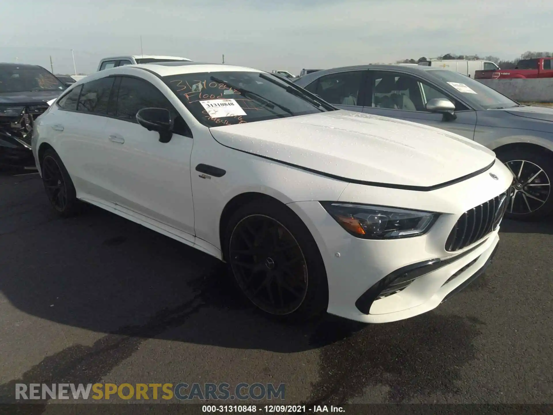 1 Photograph of a damaged car W1K7X5KB5MA036455 MERCEDES-BENZ AMG GT 2021