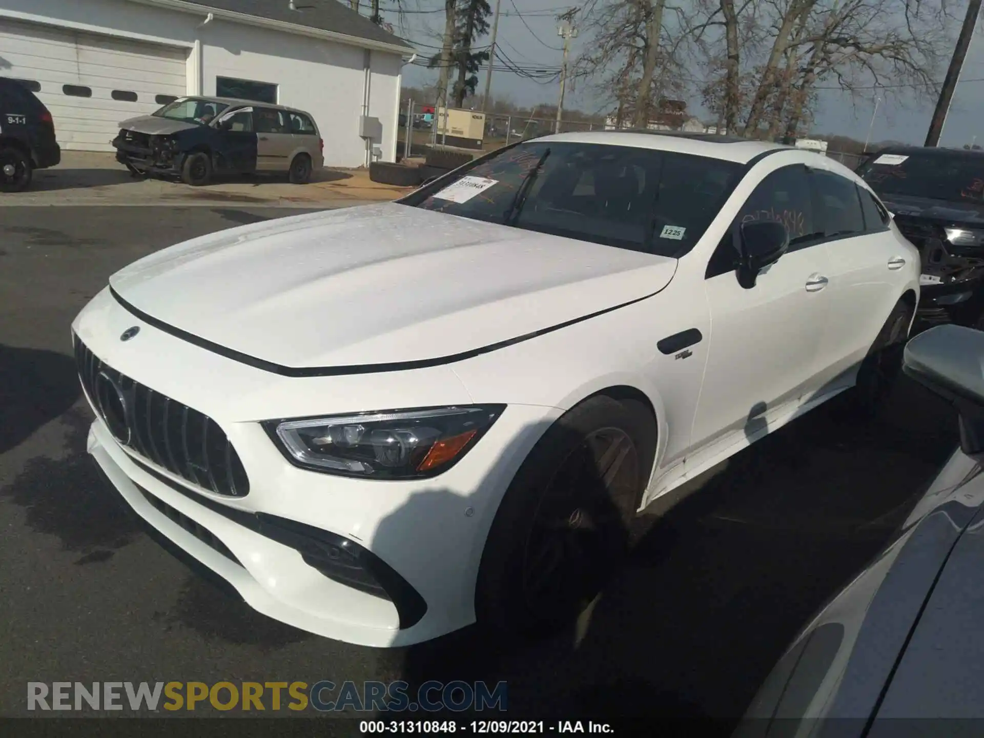 2 Photograph of a damaged car W1K7X5KB5MA036455 MERCEDES-BENZ AMG GT 2021