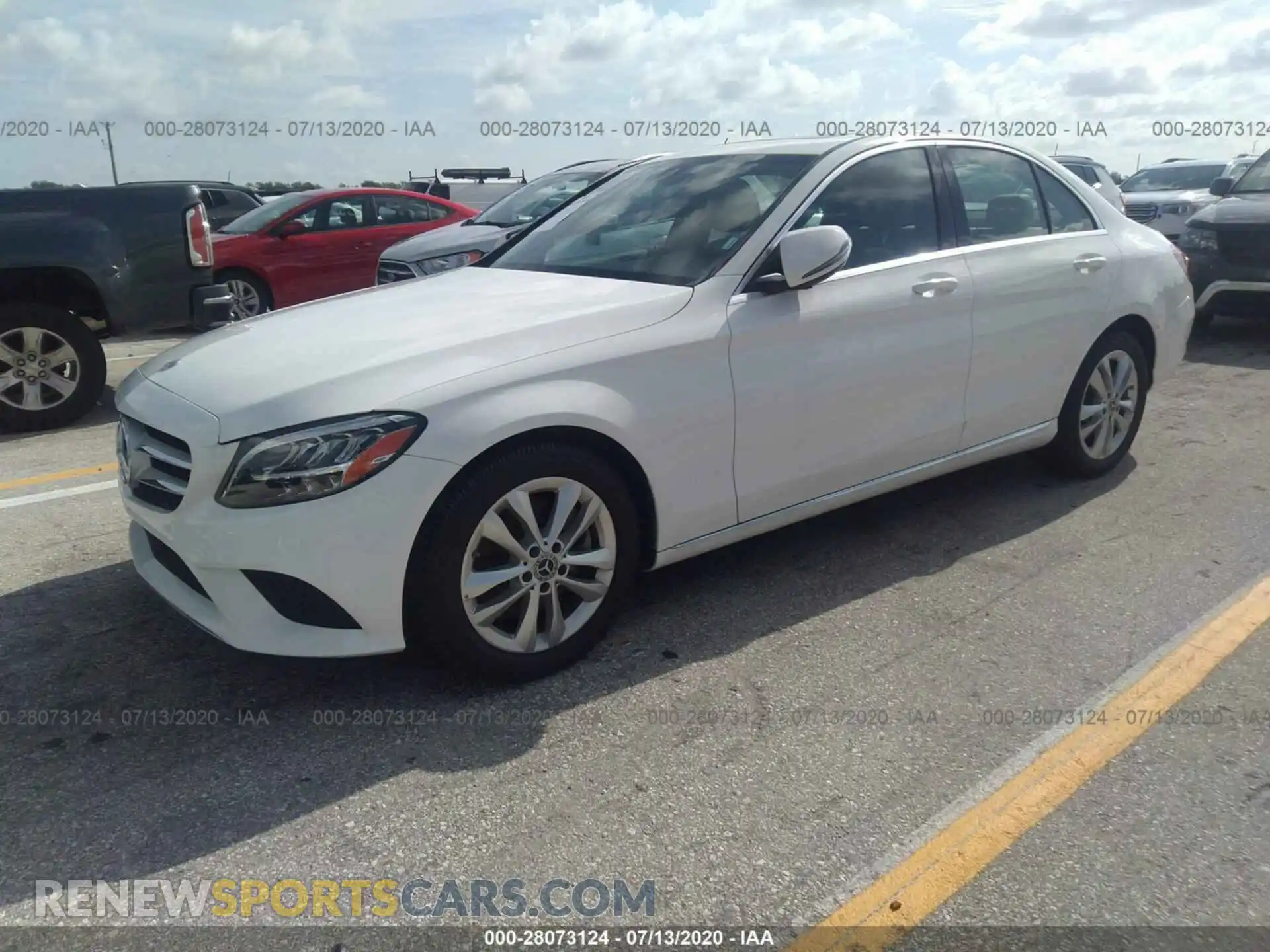 2 Photograph of a damaged car 55SWF8DB6KU293974 MERCEDES-BENZ C 2019