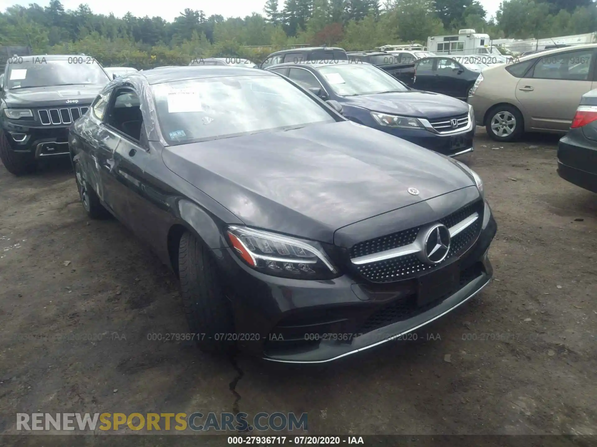 1 Photograph of a damaged car WDDWJ8EB1KF773758 MERCEDES-BENZ C 2019