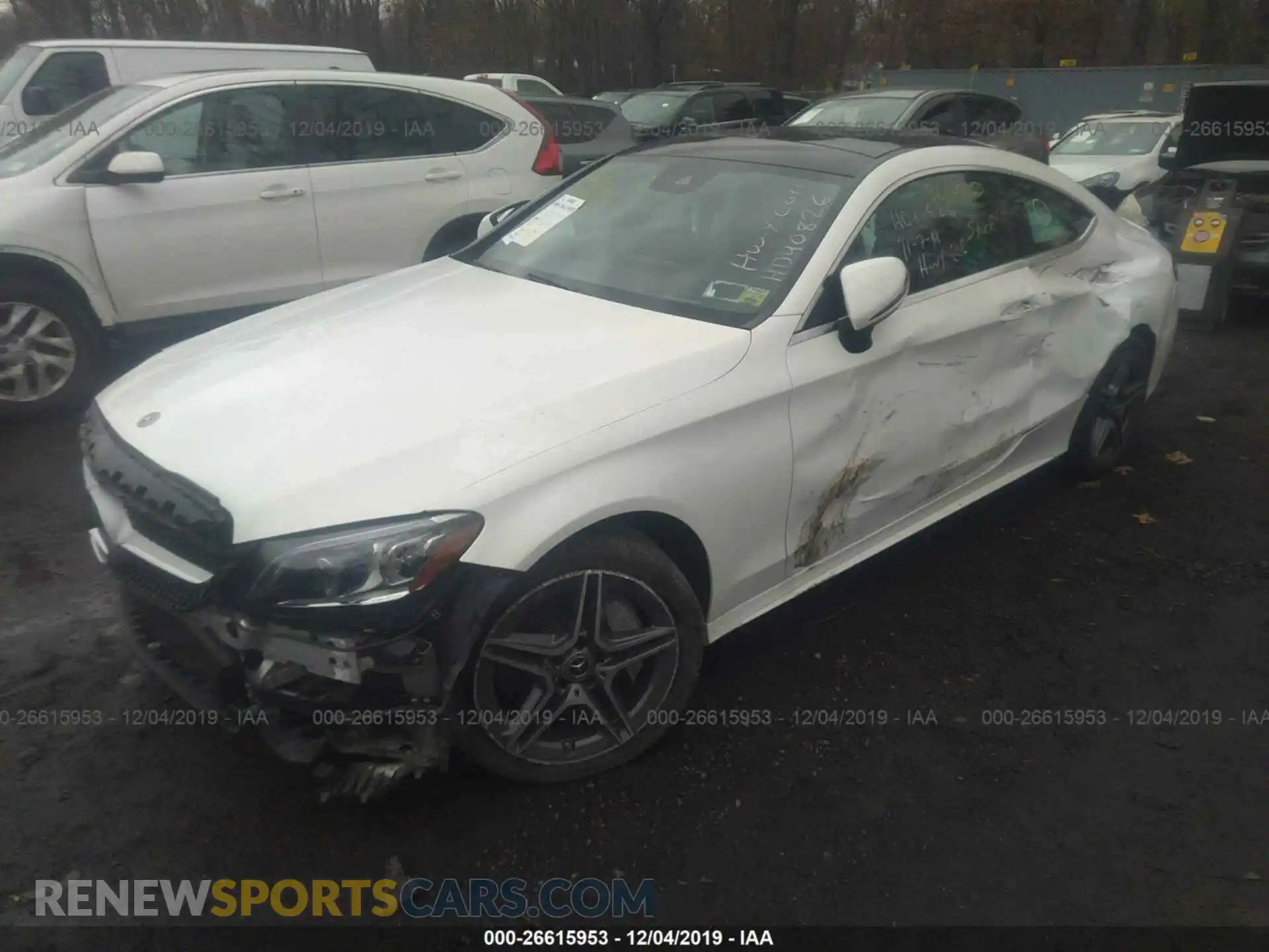 2 Photograph of a damaged car WDDWJ8EB2KF802474 MERCEDES-BENZ C 2019
