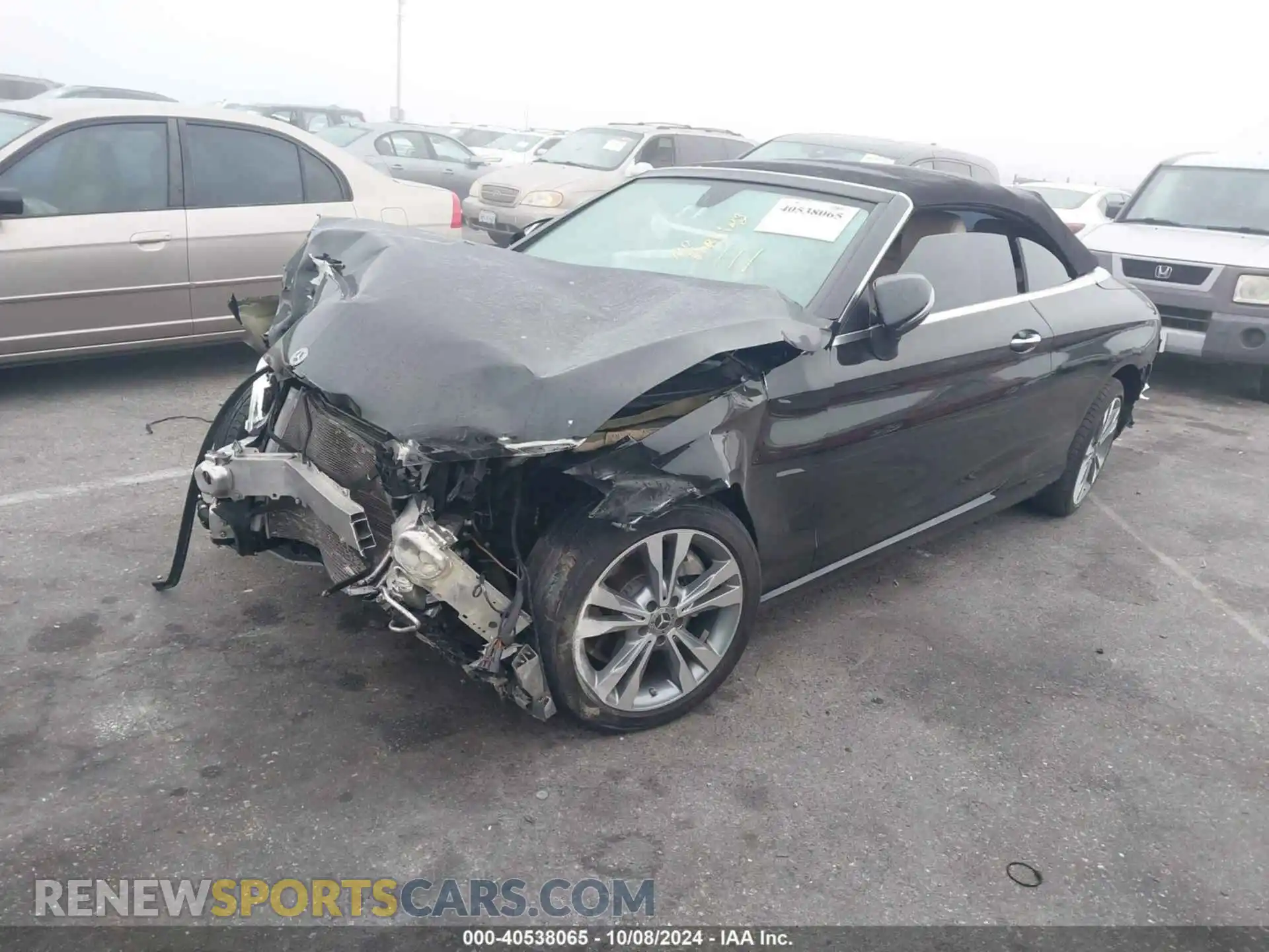 2 Photograph of a damaged car WDDWK8DB6KF827909 MERCEDES-BENZ C 2019