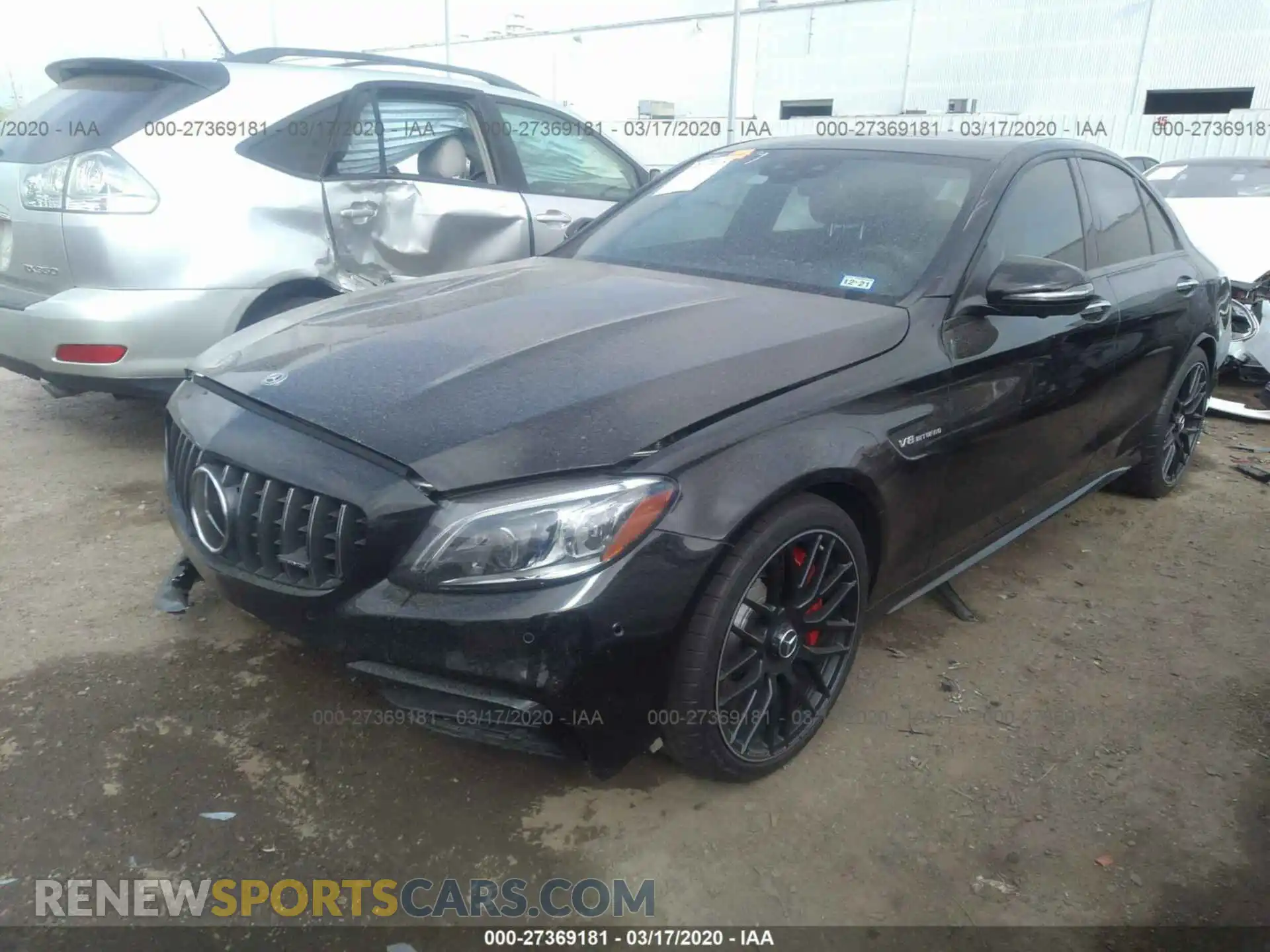 2 Photograph of a damaged car 55SWF8HB4LU331648 MERCEDES-BENZ C 2020