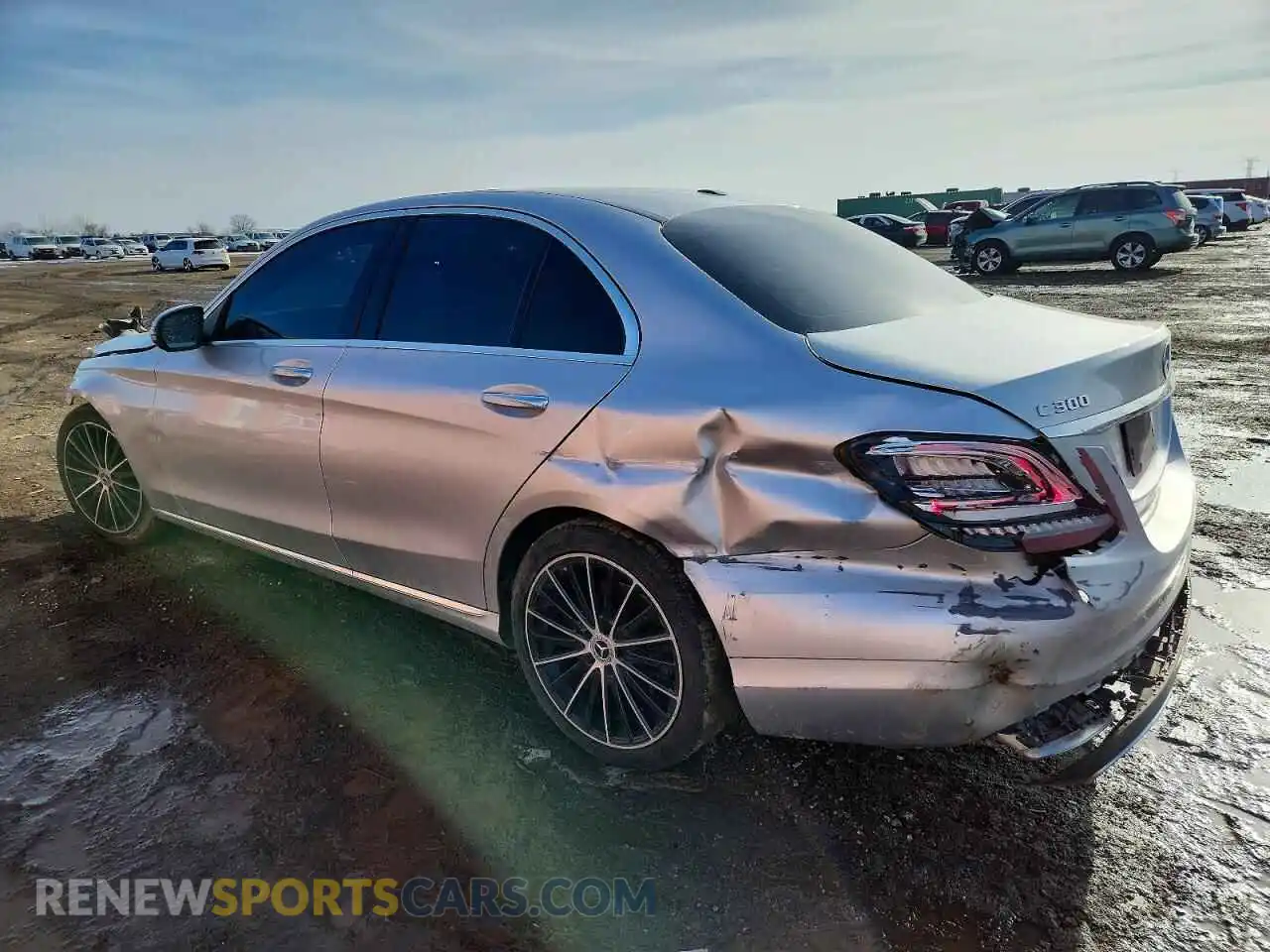 2 Photograph of a damaged car W1KWF8DB2MR619869 MERCEDES-BENZ C 2021