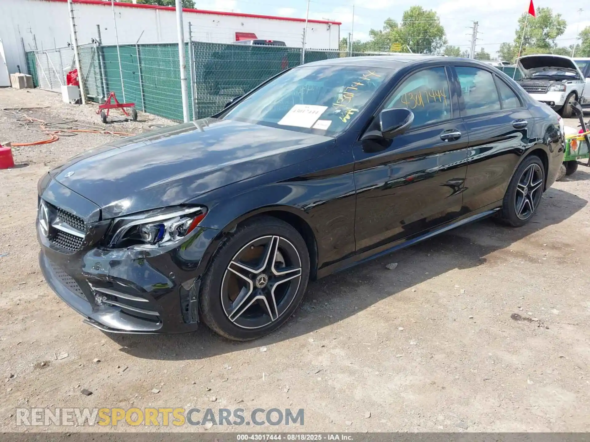 2 Photograph of a damaged car W1KWF8EB7MR616058 MERCEDES-BENZ C 2021