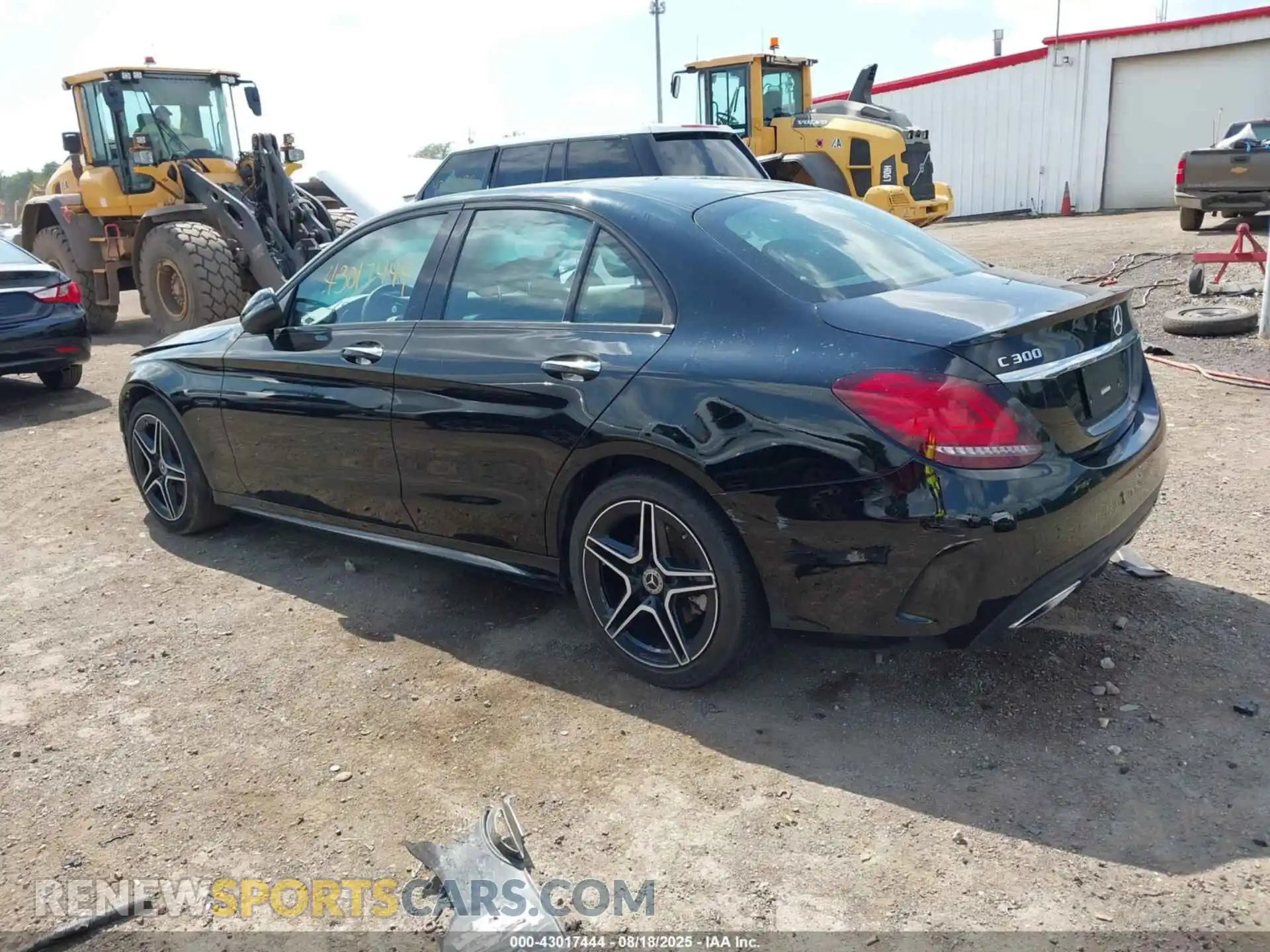 3 Photograph of a damaged car W1KWF8EB7MR616058 MERCEDES-BENZ C 2021