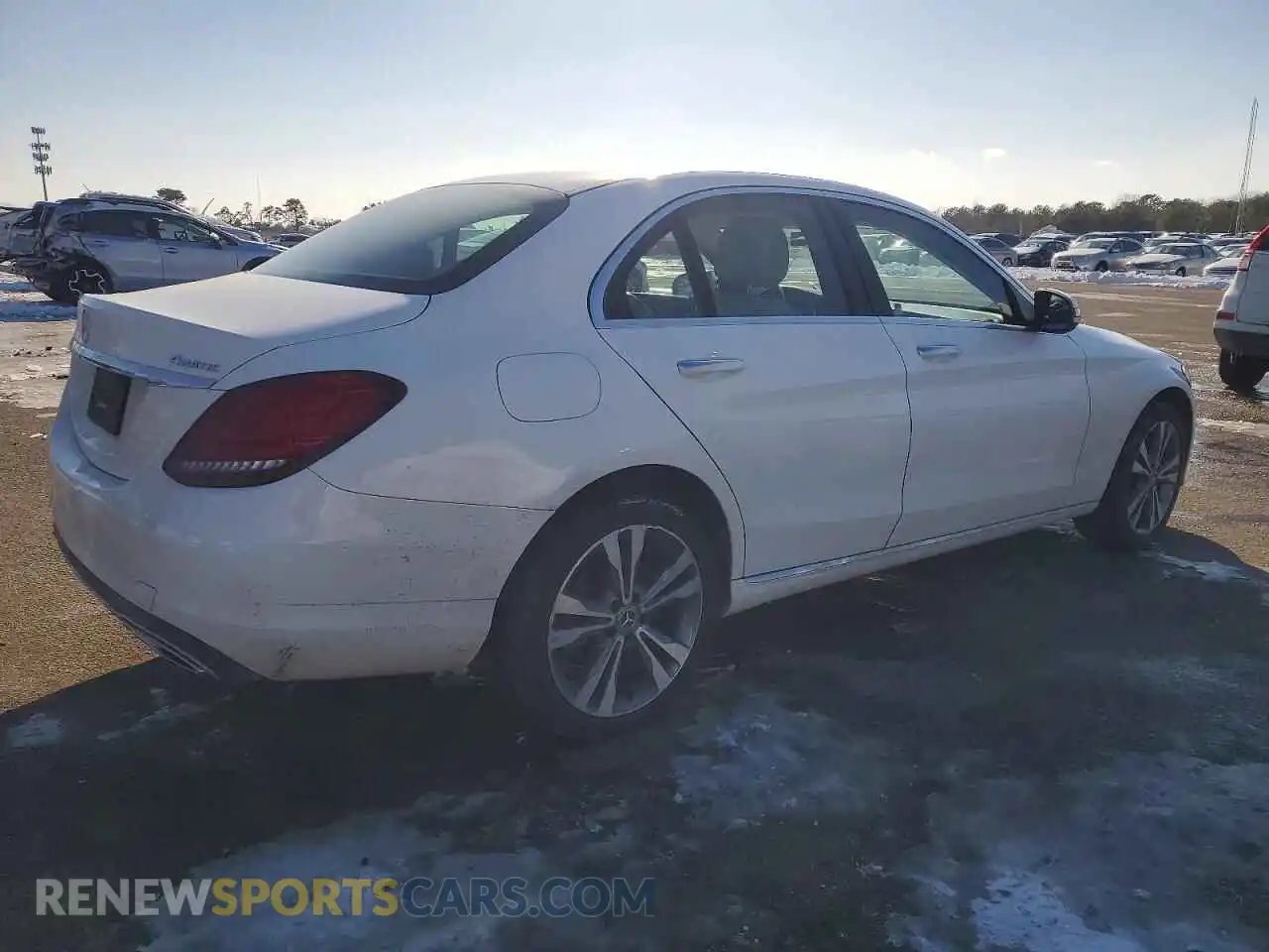3 Photograph of a damaged car W1KWF8EB9MR629605 MERCEDES-BENZ C 2021