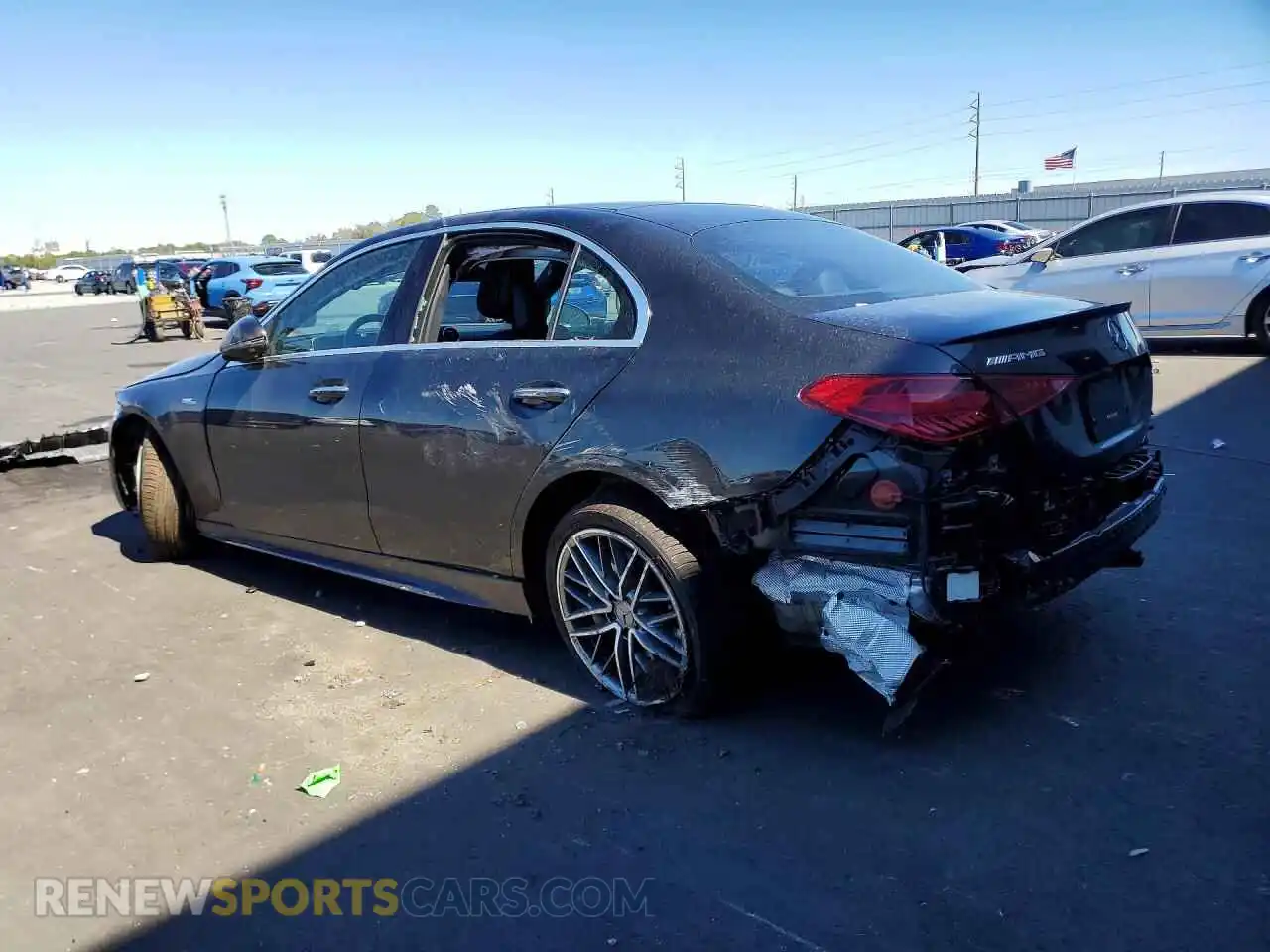 2 Photograph of a damaged car W1KAF8HB1PR107075 MERCEDES-BENZ C 2023