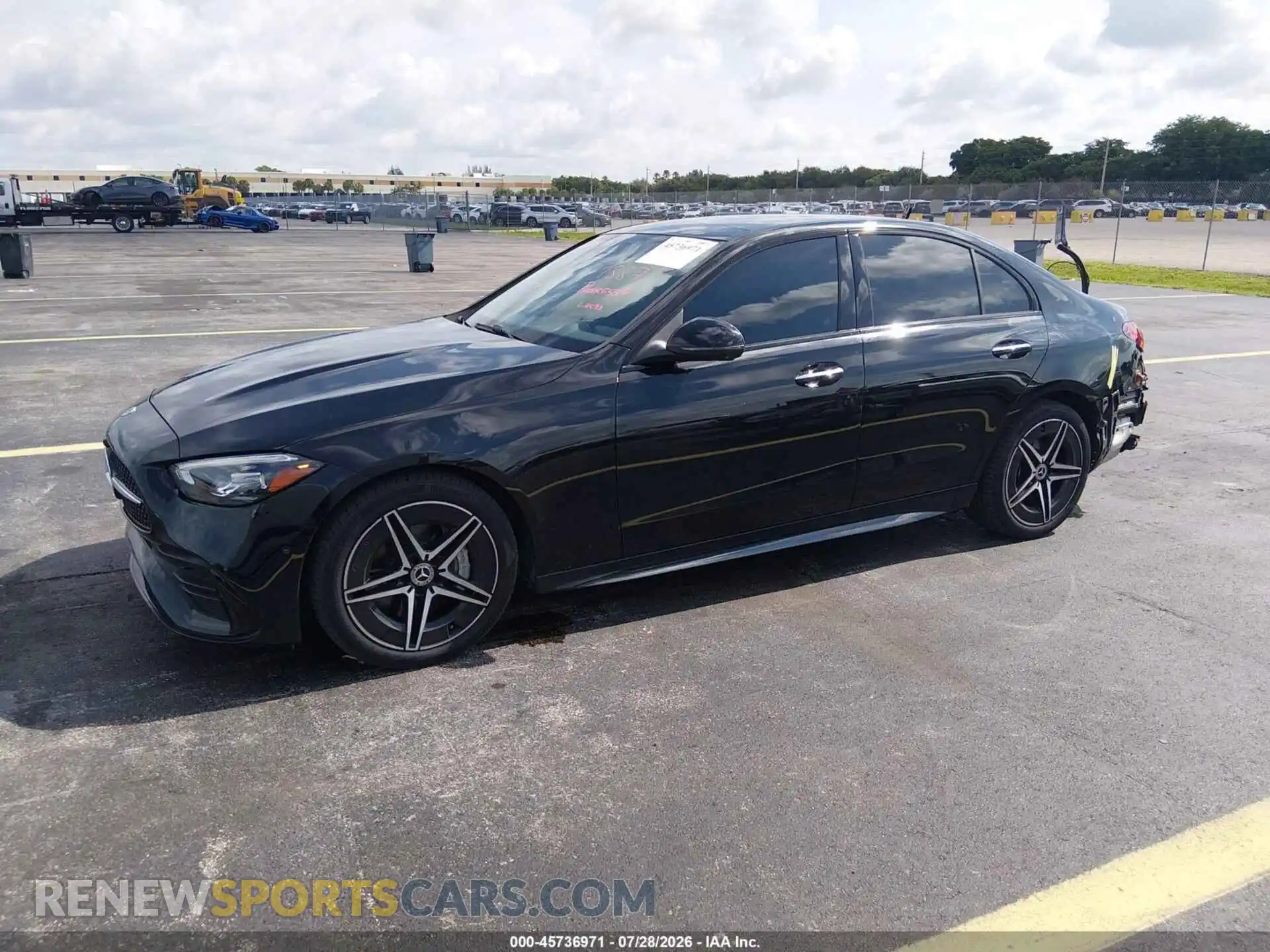2 Photograph of a damaged car W1KAF4GB7SR244573 MERCEDES-BENZ C 2025