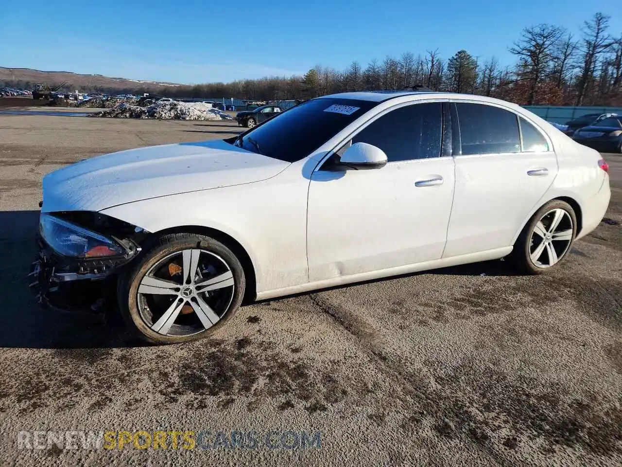 1 Photograph of a damaged car W1KAF4HBXSR247305 MERCEDES-BENZ C 2025