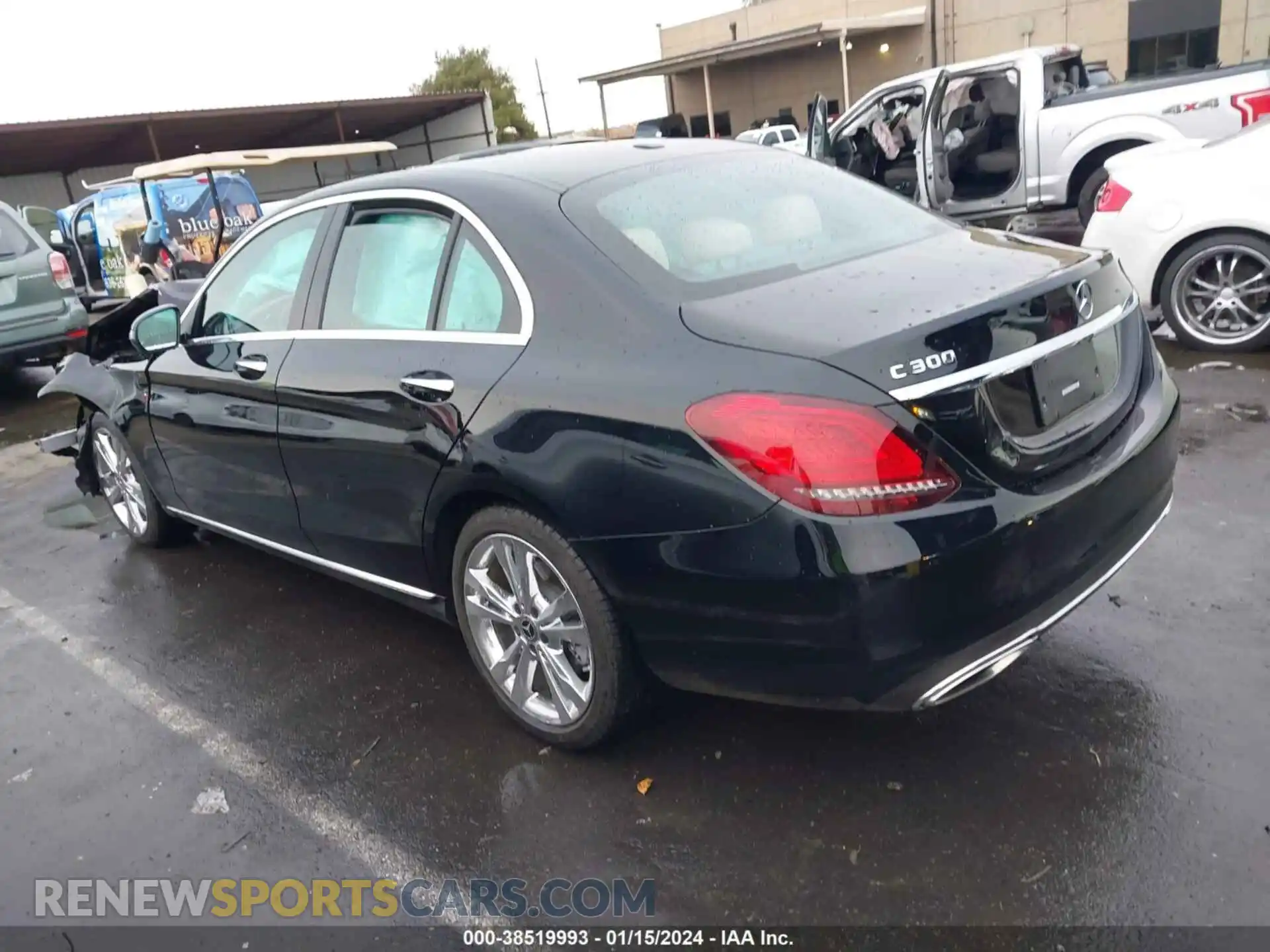 3 Фотография поврежденного автомобиля 55SWF8DB1KU304198 MERCEDES-BENZ C 300 2019