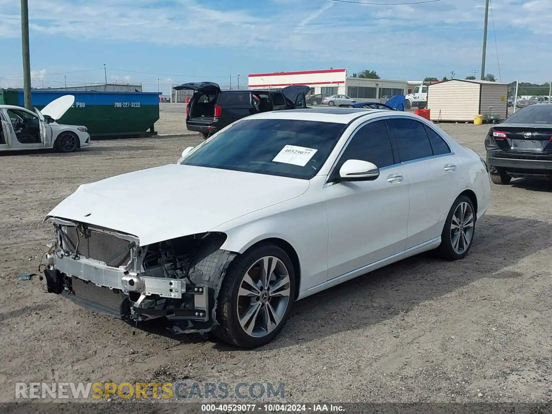 2 Фотография поврежденного автомобиля 55SWF8DB5KU313695 MERCEDES-BENZ C 300 2019