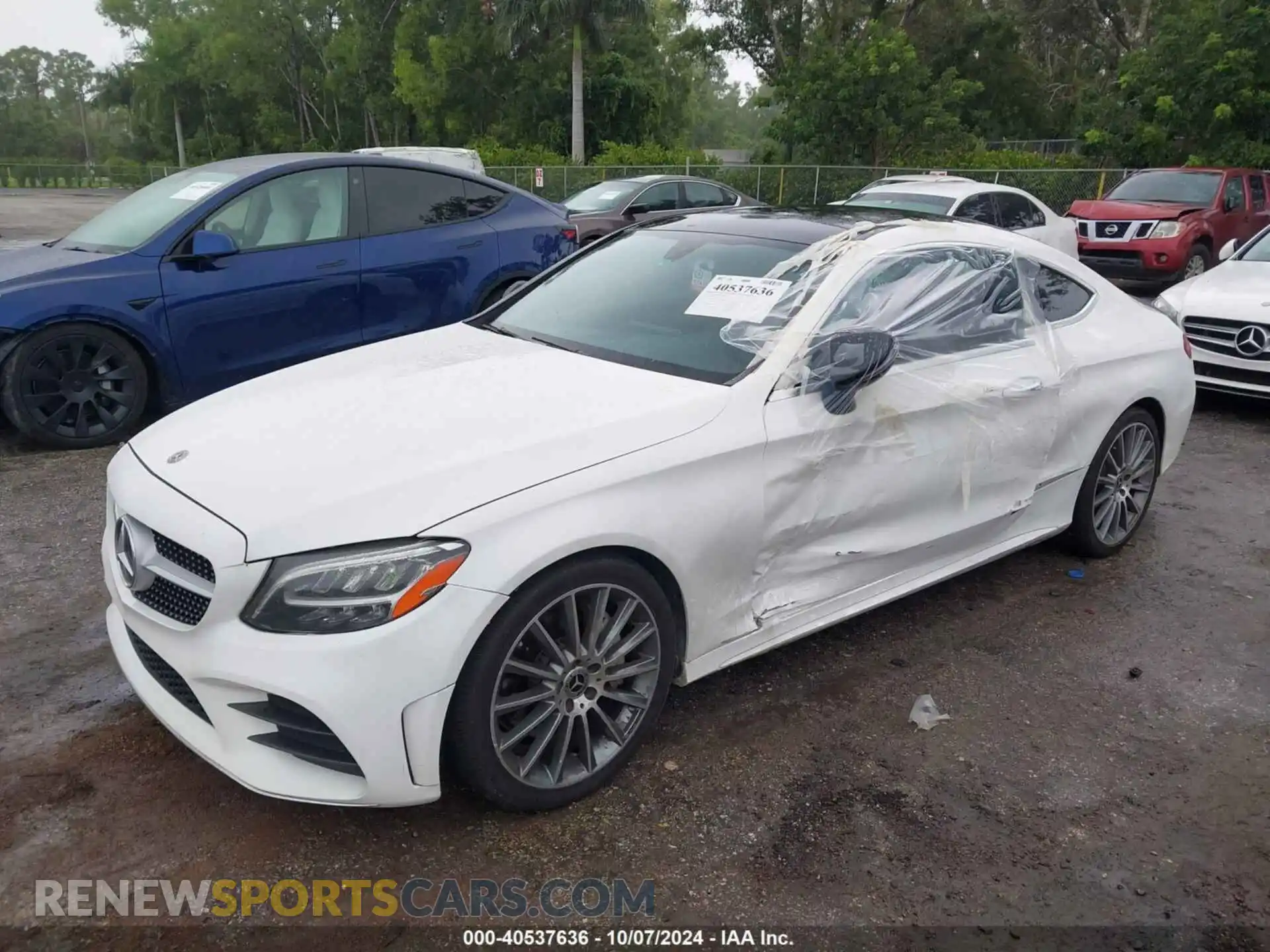 2 Фотография поврежденного автомобиля WDDWJ8DB3KF784715 MERCEDES-BENZ C 300 2019