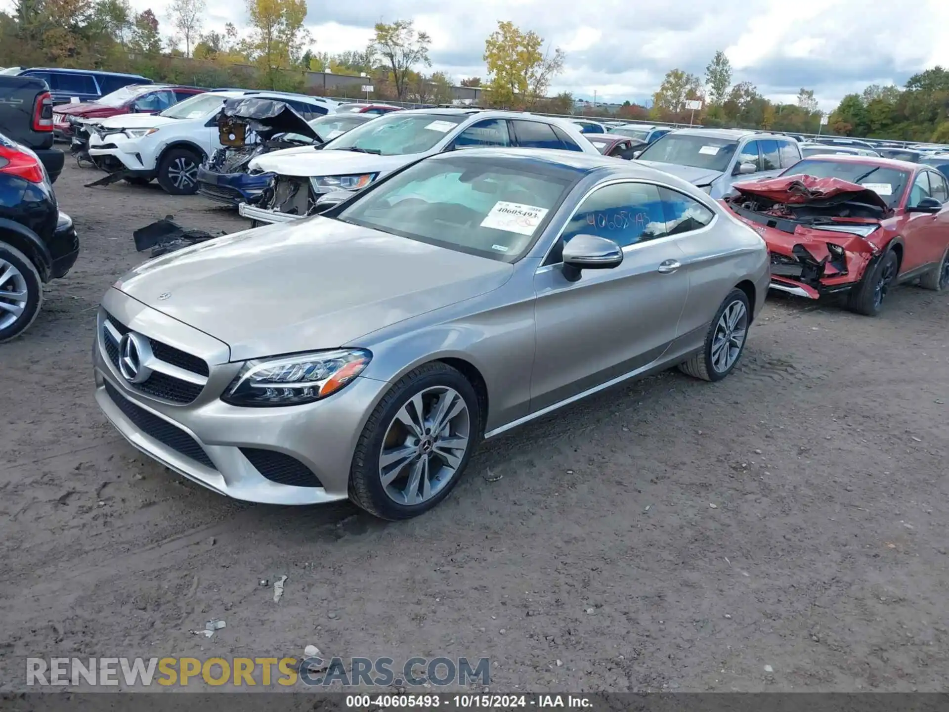 2 Фотография поврежденного автомобиля WDDWJ8EB5KF774699 MERCEDES-BENZ C 300 2019