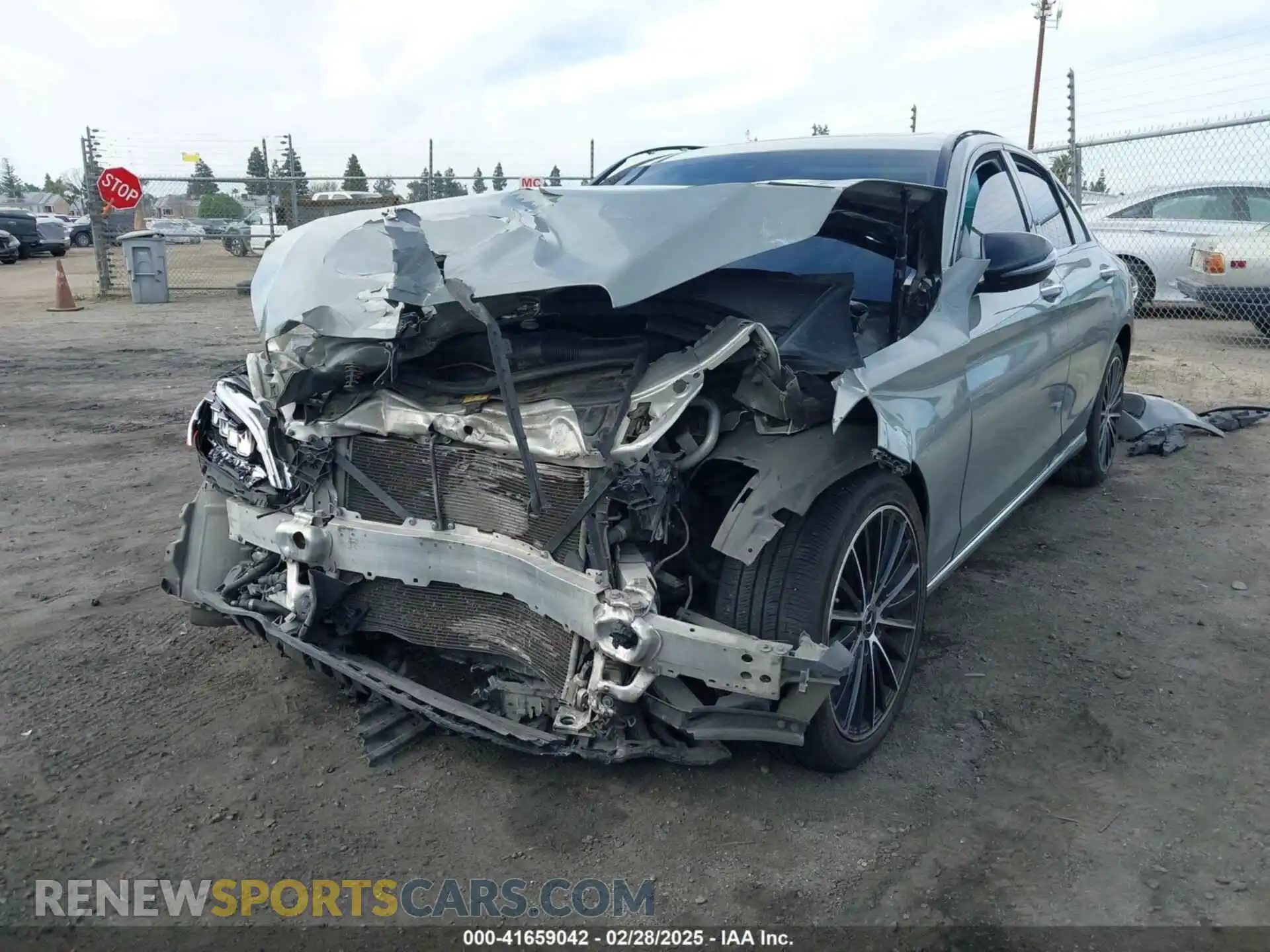 2 Photograph of a damaged car 55SWF8DB5LU329462 MERCEDES-BENZ C 300 2020