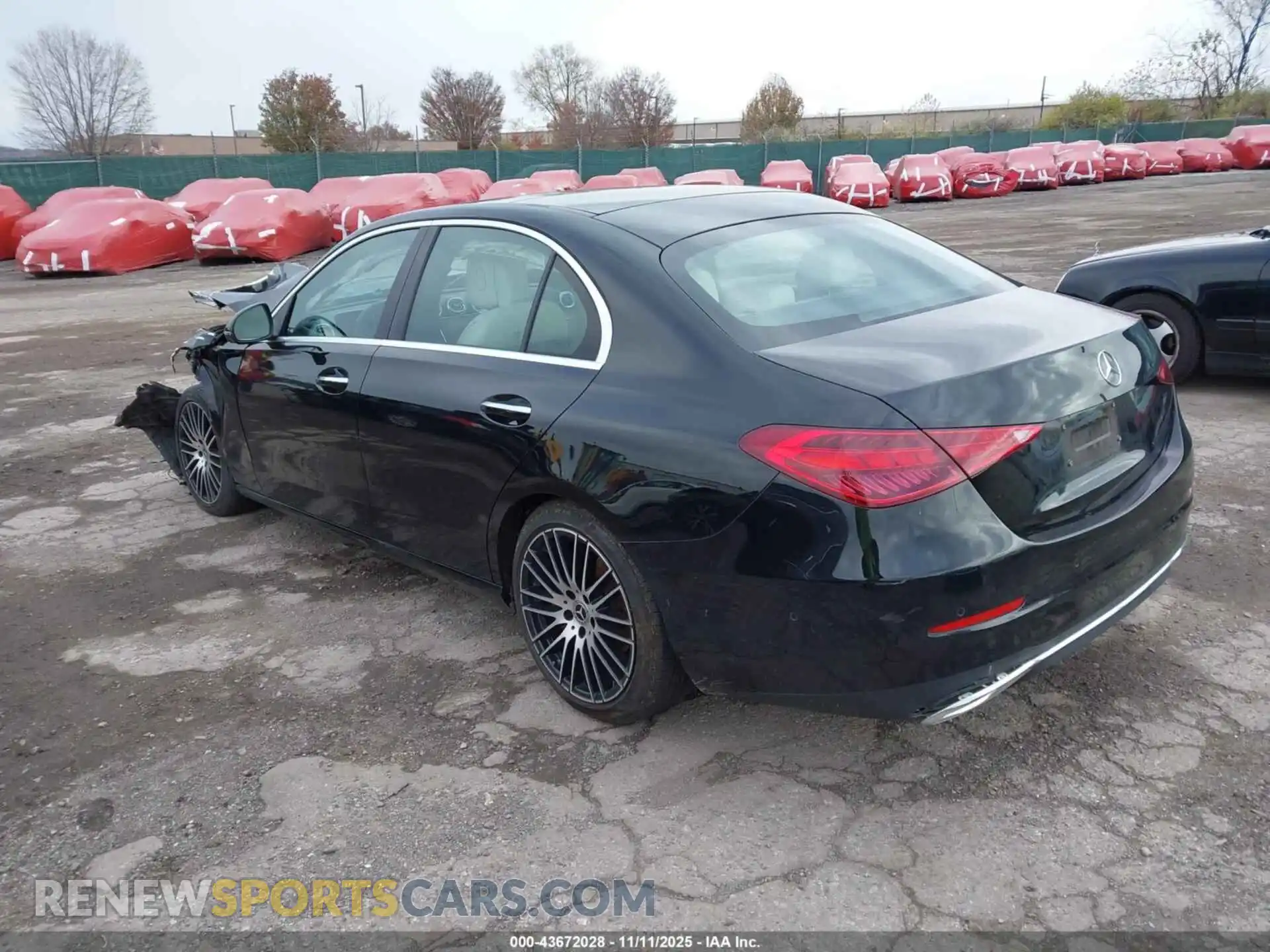 3 Фотография поврежденного автомобиля W1KAF4HB0NR040149 MERCEDES-BENZ C 300 2022