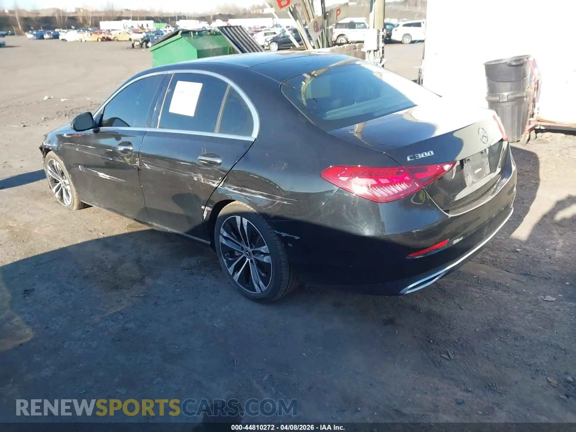 3 Фотография поврежденного автомобиля W1KAF4HB1NR032657 MERCEDES-BENZ C 300 2022