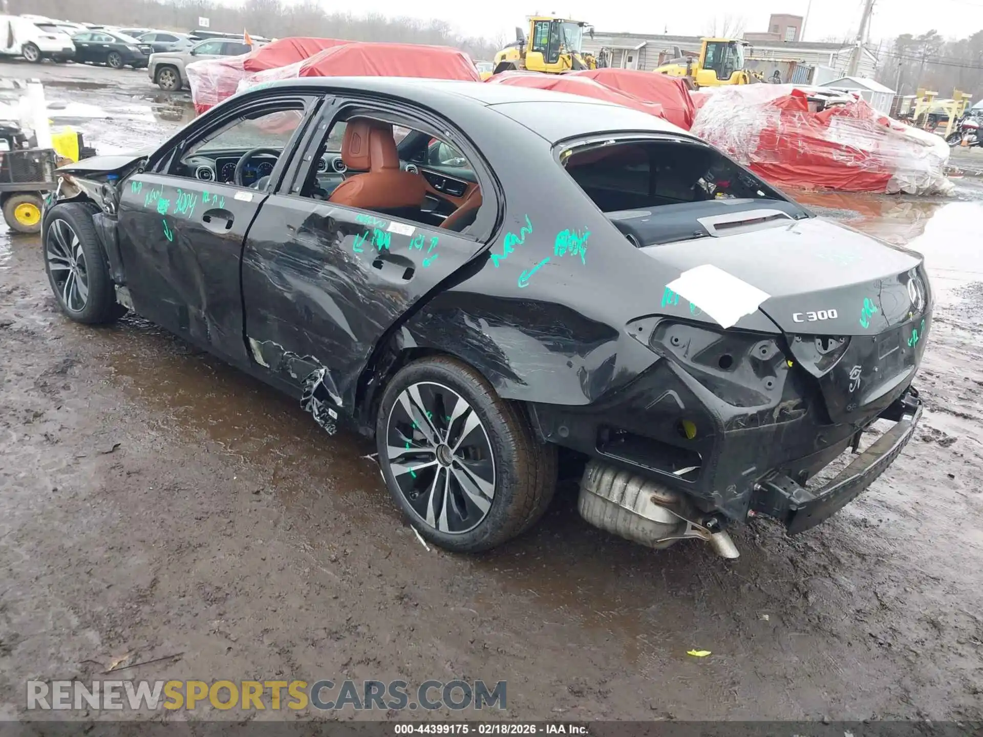 3 Фотография поврежденного автомобиля W1KAF4HB4NR010412 MERCEDES-BENZ C 300 2022