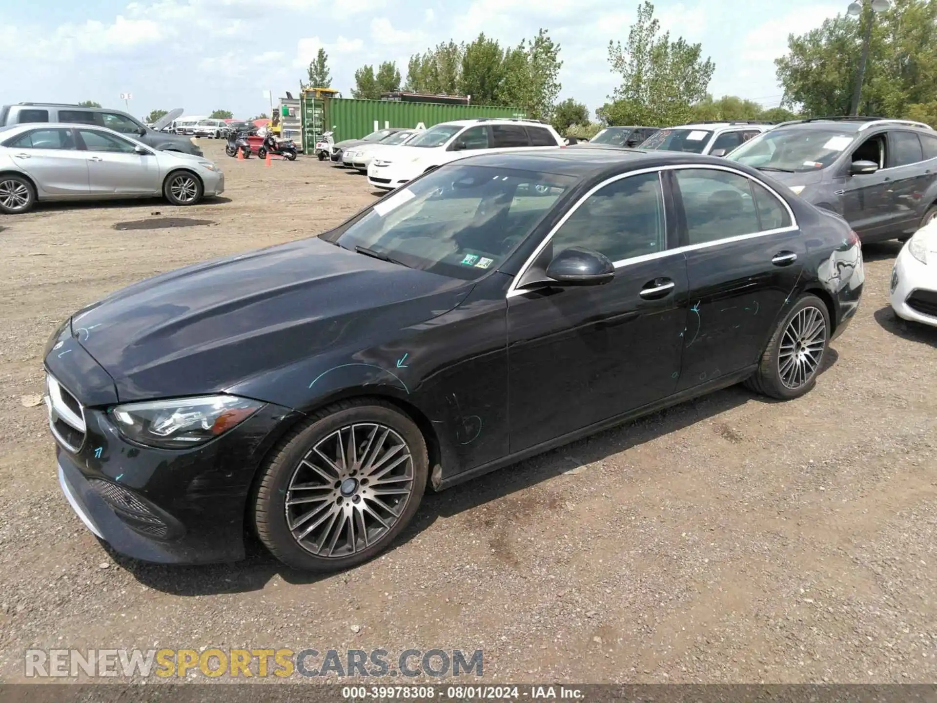 2 Фотография поврежденного автомобиля W1KAF4HB6NR017412 MERCEDES-BENZ C 300 2022