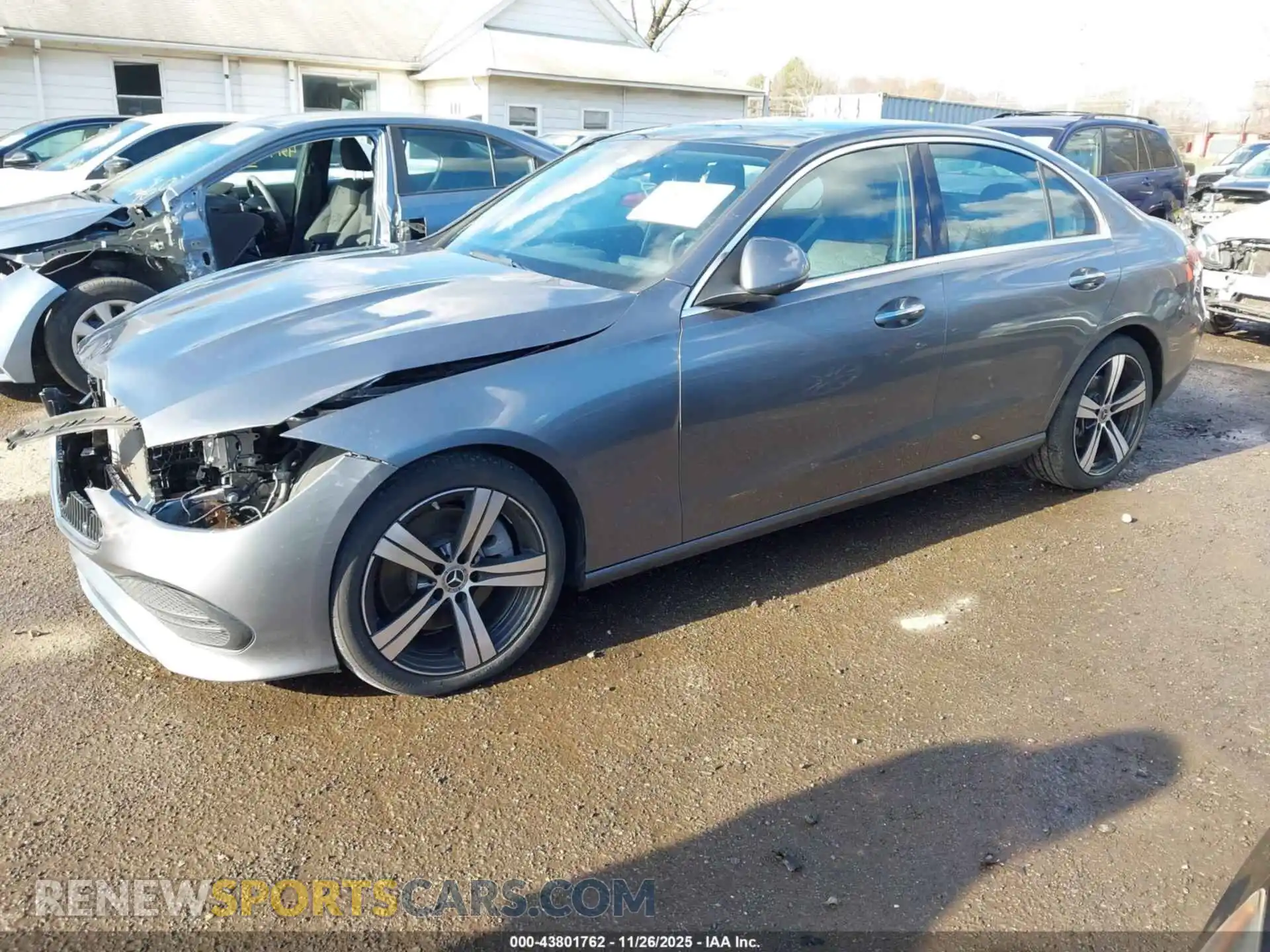 2 Фотография поврежденного автомобиля W1KAF4HBXNR039865 MERCEDES-BENZ C 300 2022