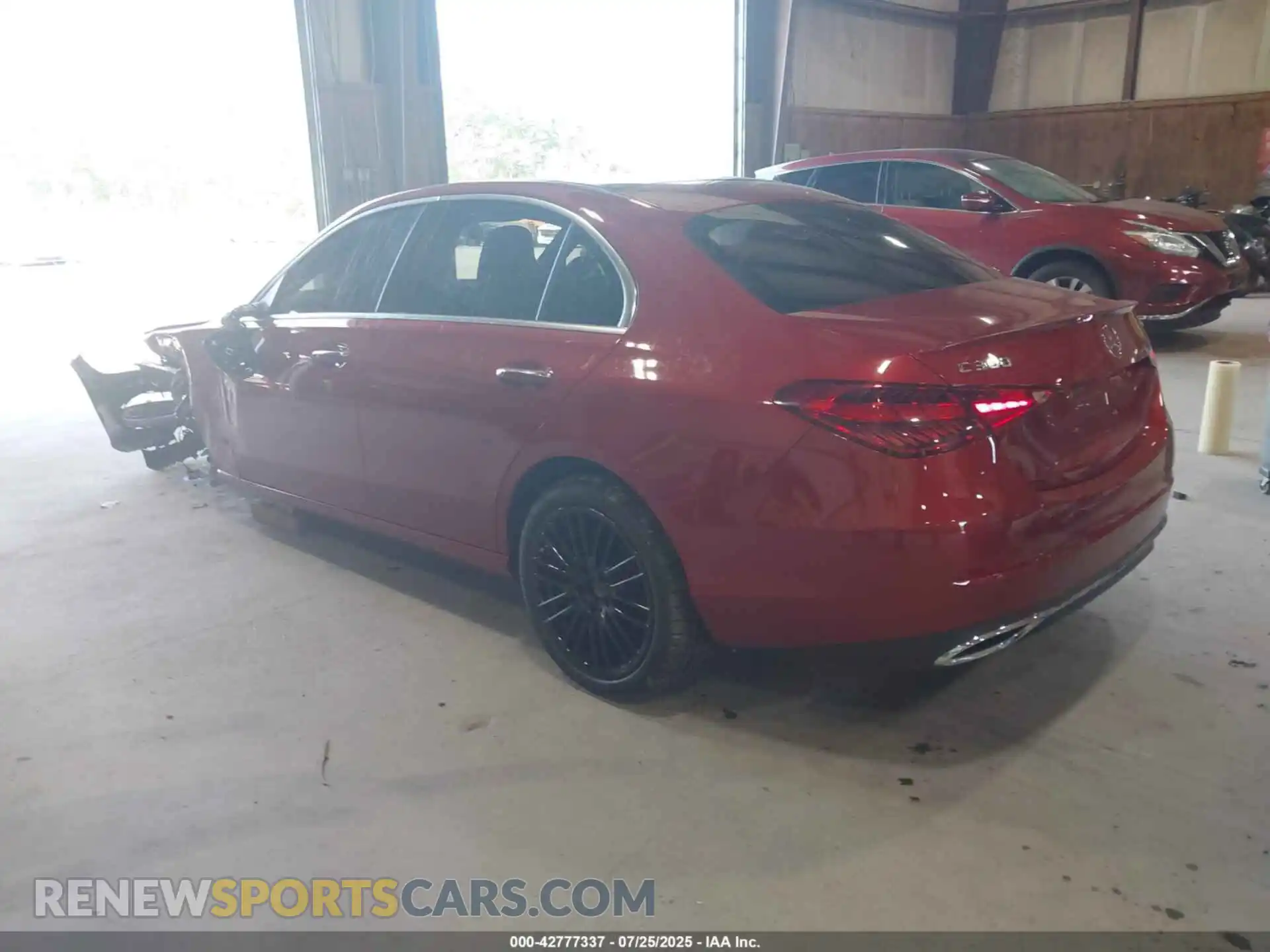 3 Фотография поврежденного автомобиля W1KAF4HBXNR044533 MERCEDES-BENZ C 300 2022