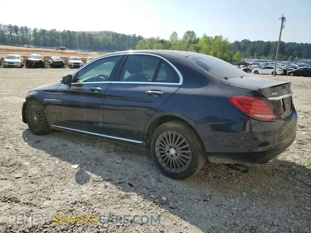 2 Photograph of a damaged car 55SWF4KB5FU009395 MERCEDES-BENZ C-CLASS 2015