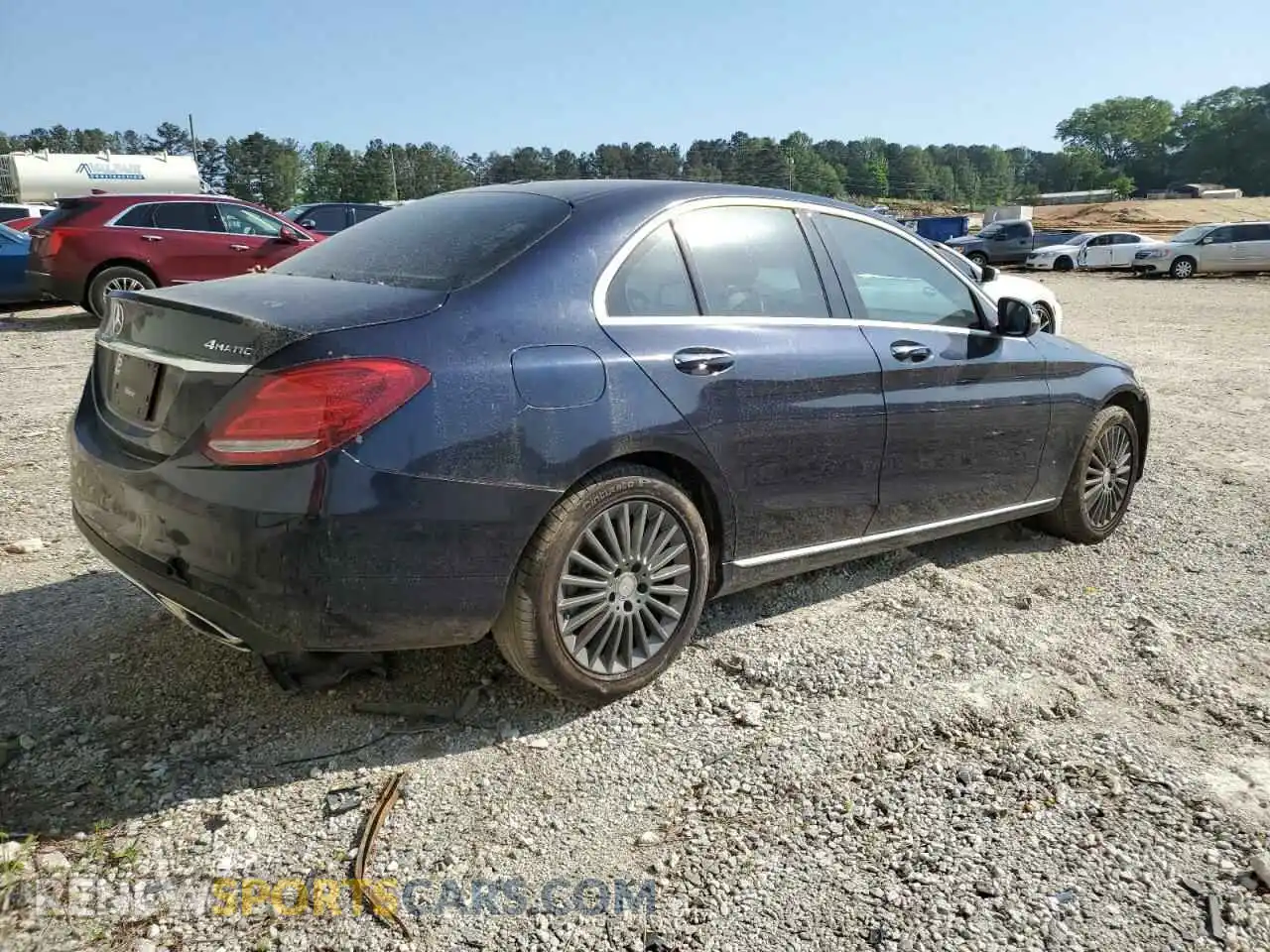 3 Photograph of a damaged car 55SWF4KB5FU009395 MERCEDES-BENZ C-CLASS 2015
