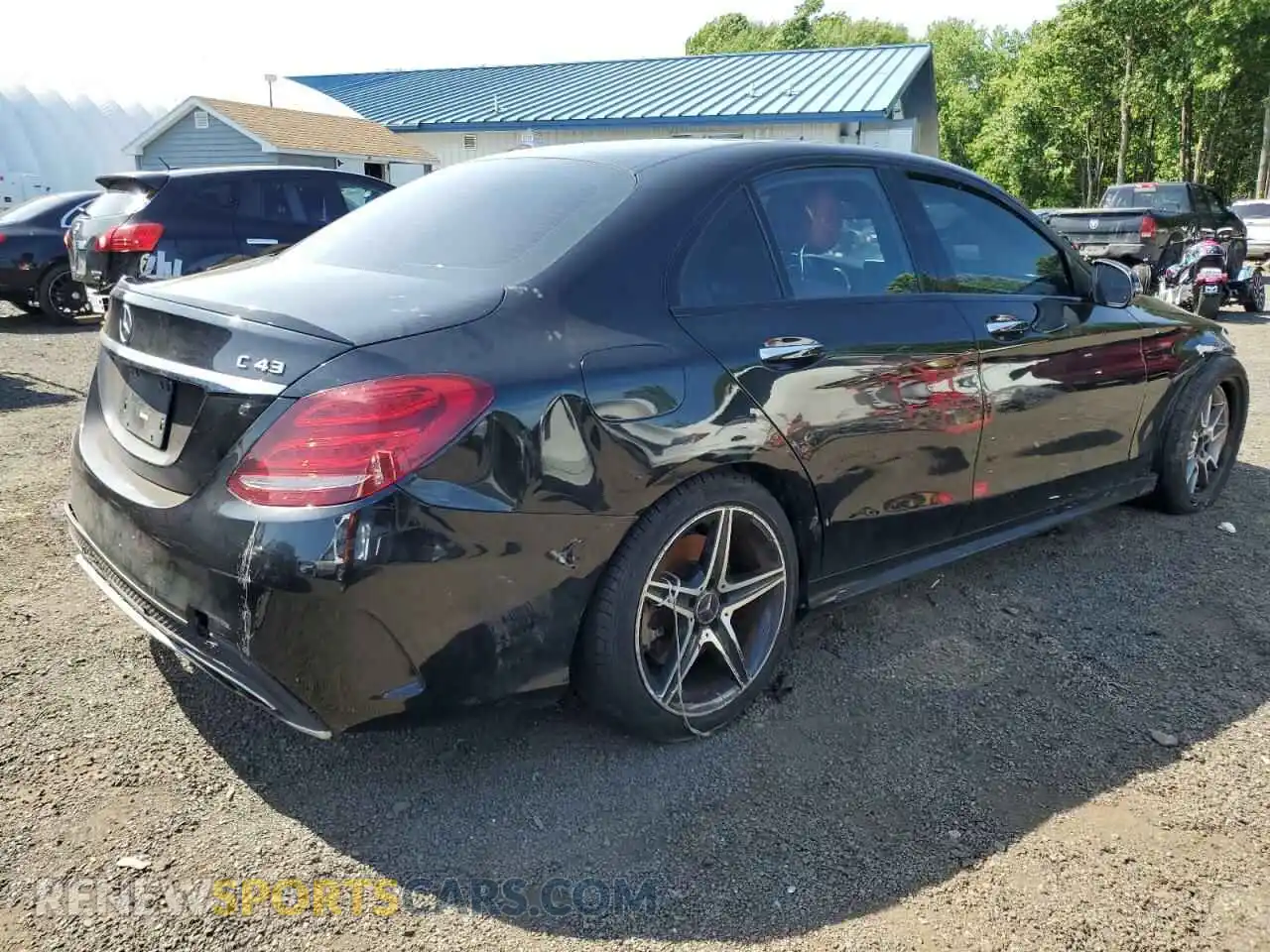 3 Photograph of a damaged car 55SWF6EB1HU224055 MERCEDES-BENZ C-CLASS 2017