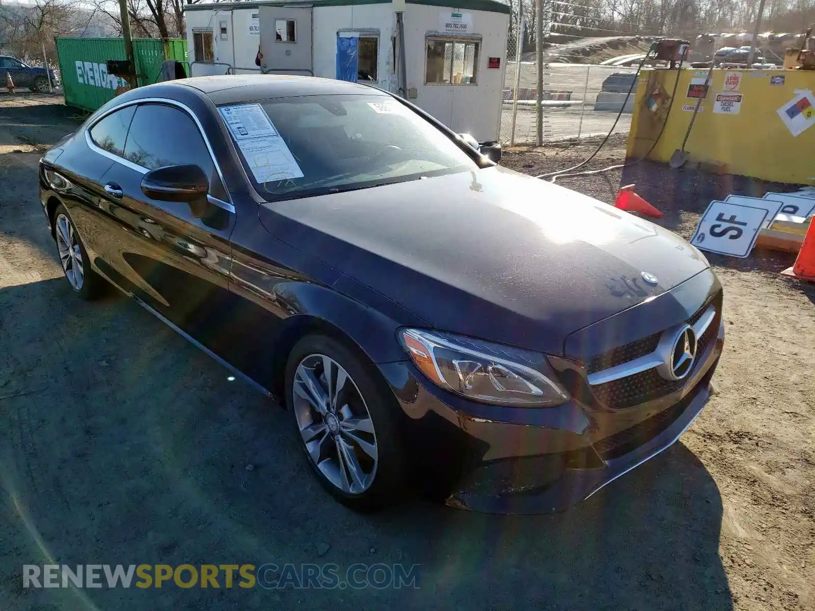 1 Photograph of a damaged car WDDWJ4KB1HF434388 MERCEDES-BENZ C CLASS 2017