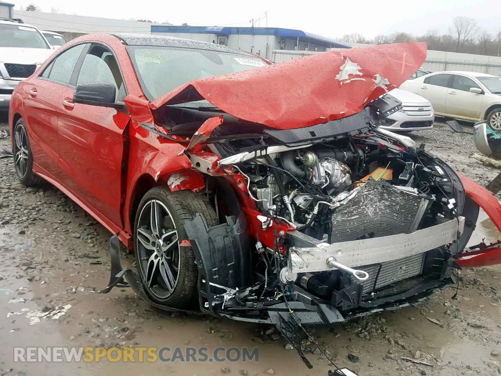 1 Photograph of a damaged car WDDSJ4EBXJN662556 MERCEDES-BENZ C CLASS 2018