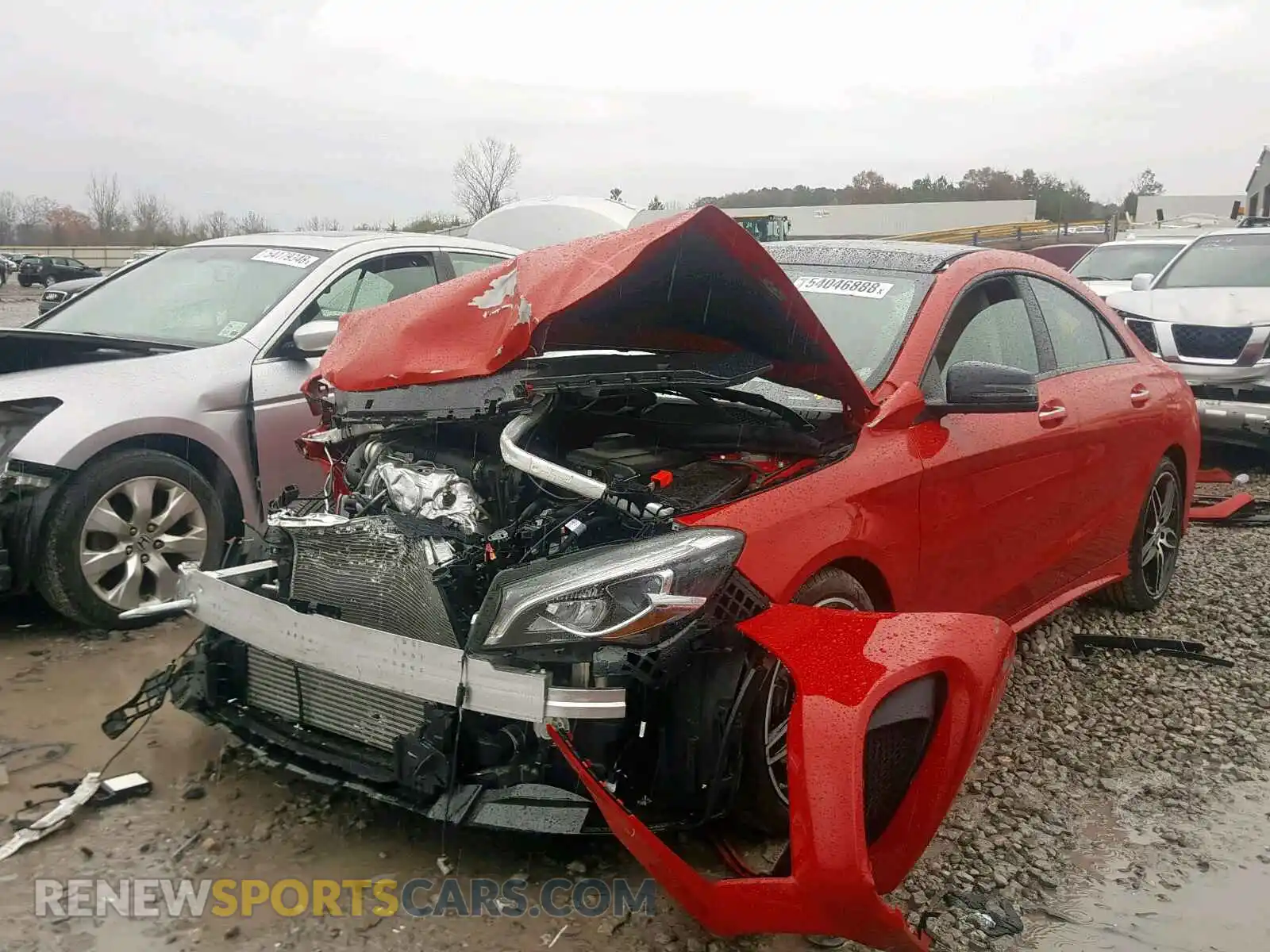 2 Photograph of a damaged car WDDSJ4EBXJN662556 MERCEDES-BENZ C CLASS 2018