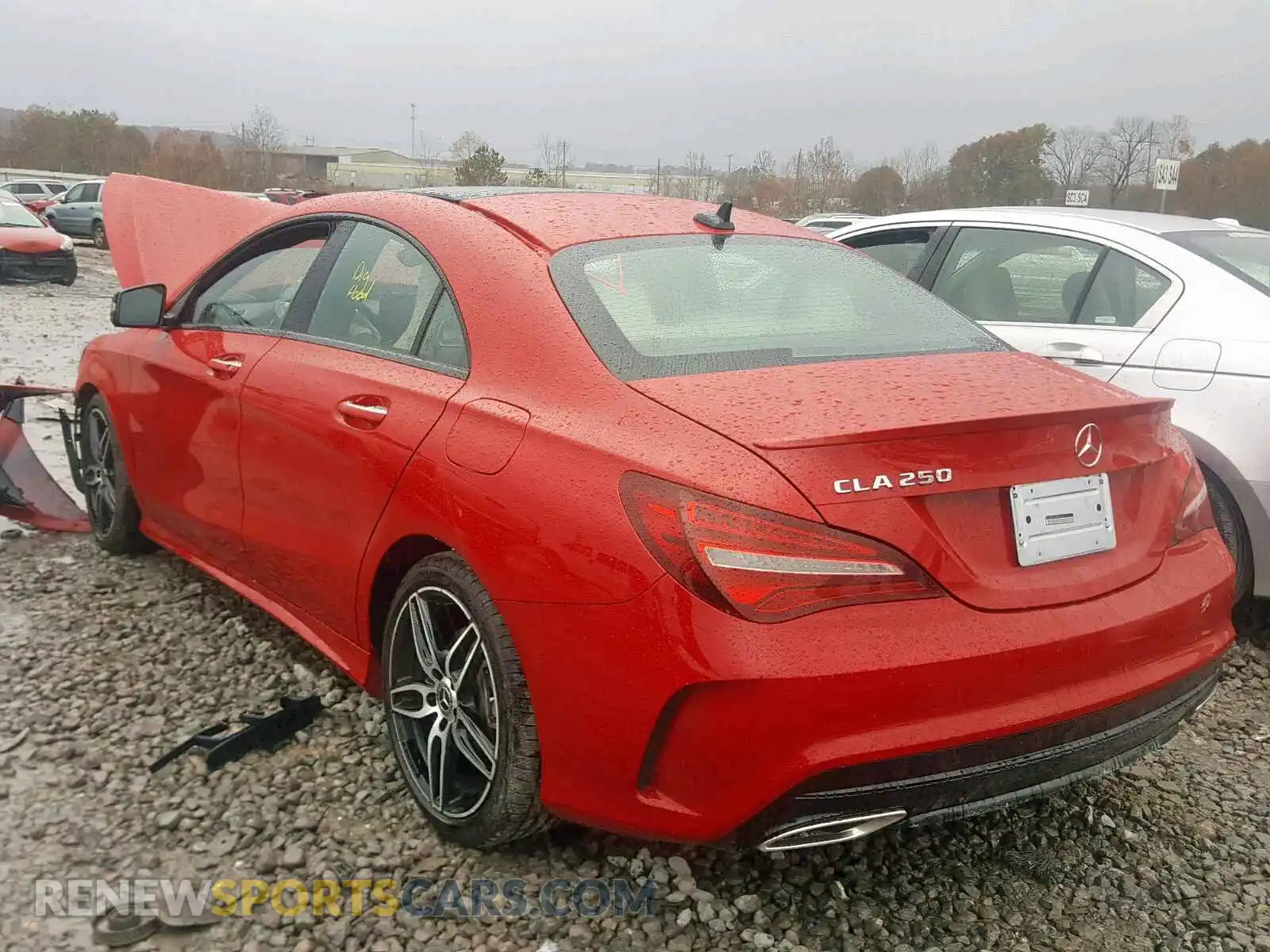 3 Photograph of a damaged car WDDSJ4EBXJN662556 MERCEDES-BENZ C CLASS 2018