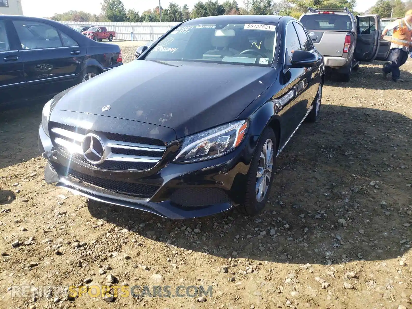 2 Photograph of a damaged car WDDWF4KB4JR342844 MERCEDES-BENZ C-CLASS 2018
