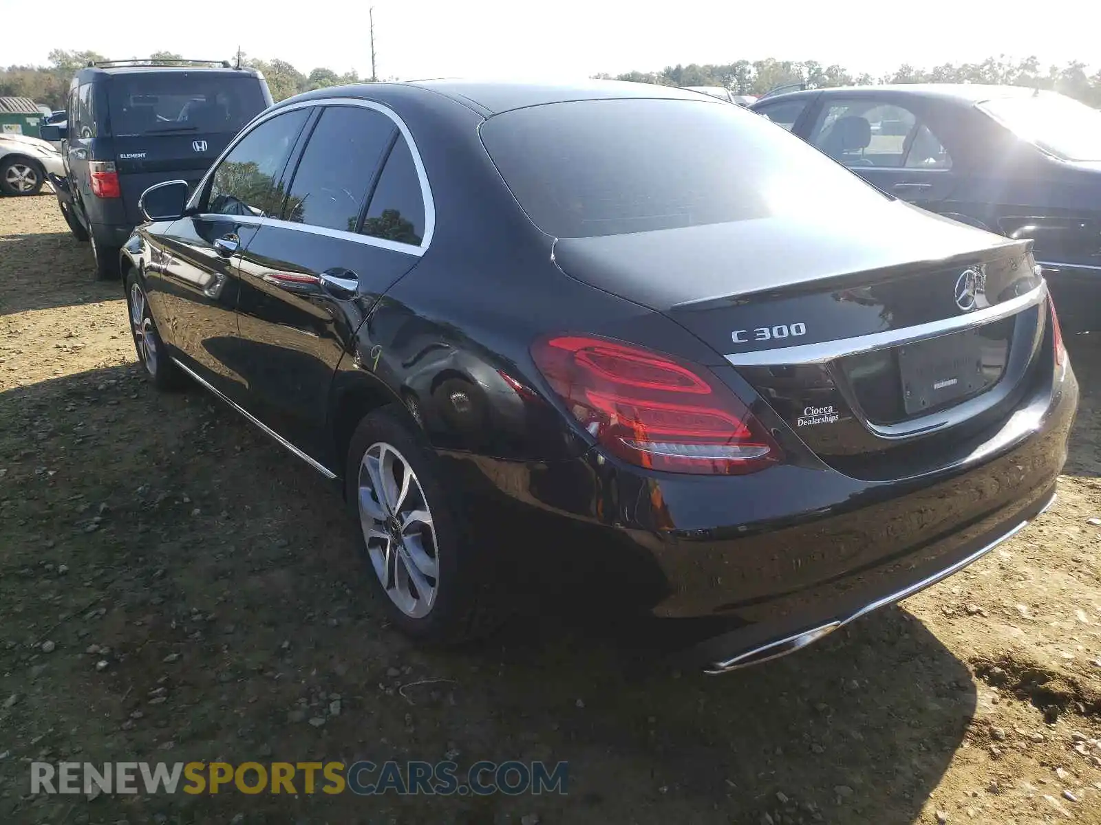 3 Photograph of a damaged car WDDWF4KB4JR342844 MERCEDES-BENZ C-CLASS 2018