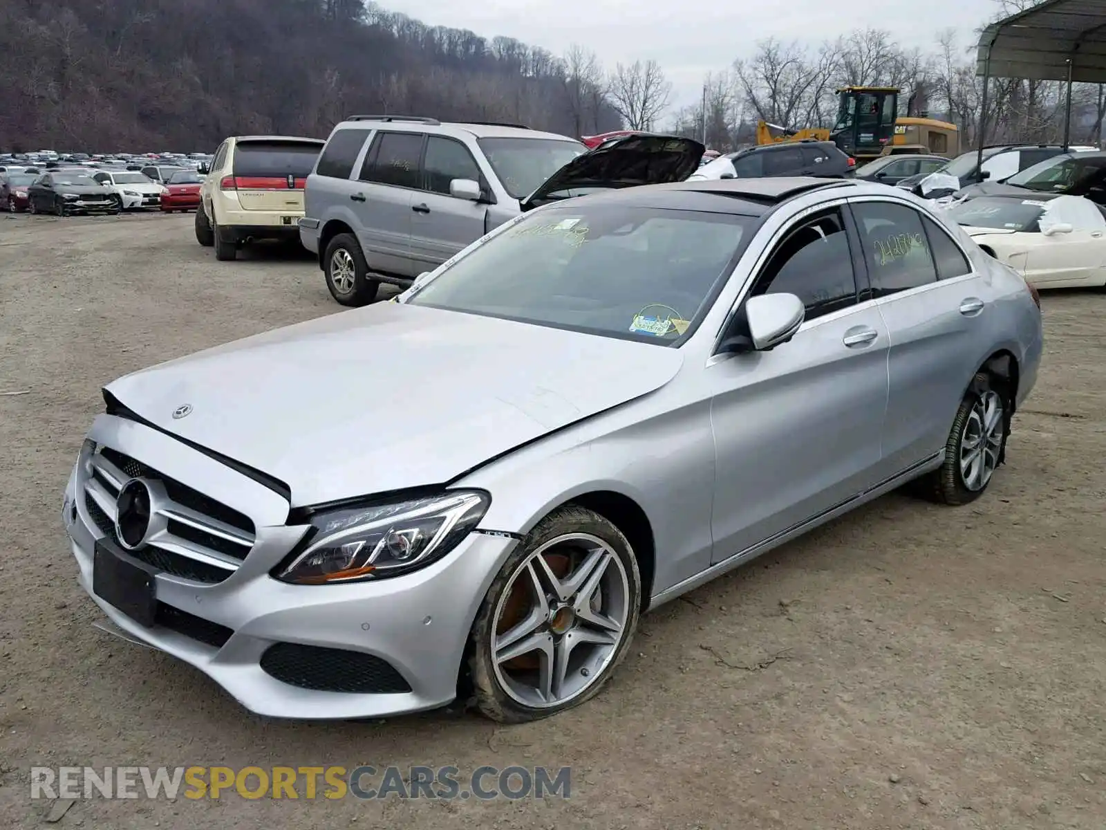 2 Photograph of a damaged car WDDWF4KB5JR324983 MERCEDES-BENZ C CLASS 2018