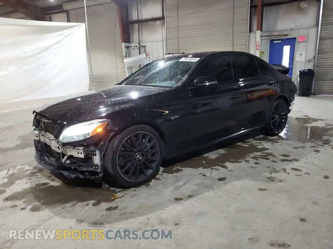 1 Photograph of a damaged car 55SWF6EB0KU291401 MERCEDES-BENZ C-CLASS 2019