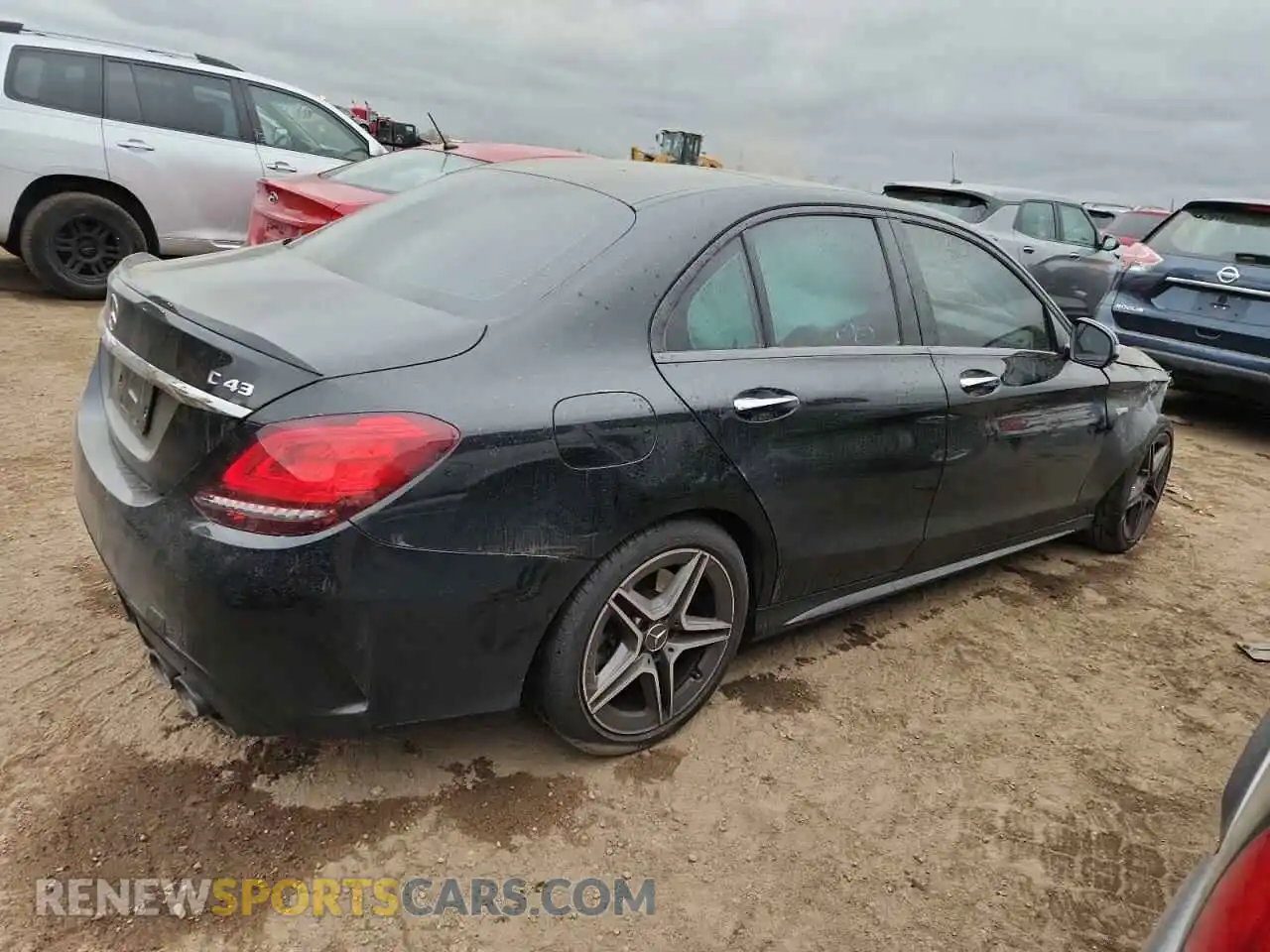 3 Photograph of a damaged car 55SWF6EB0KU309329 MERCEDES-BENZ C-CLASS 2019