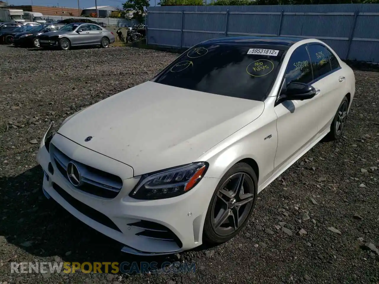2 Photograph of a damaged car 55SWF6EB3KU297628 MERCEDES-BENZ C-CLASS 2019