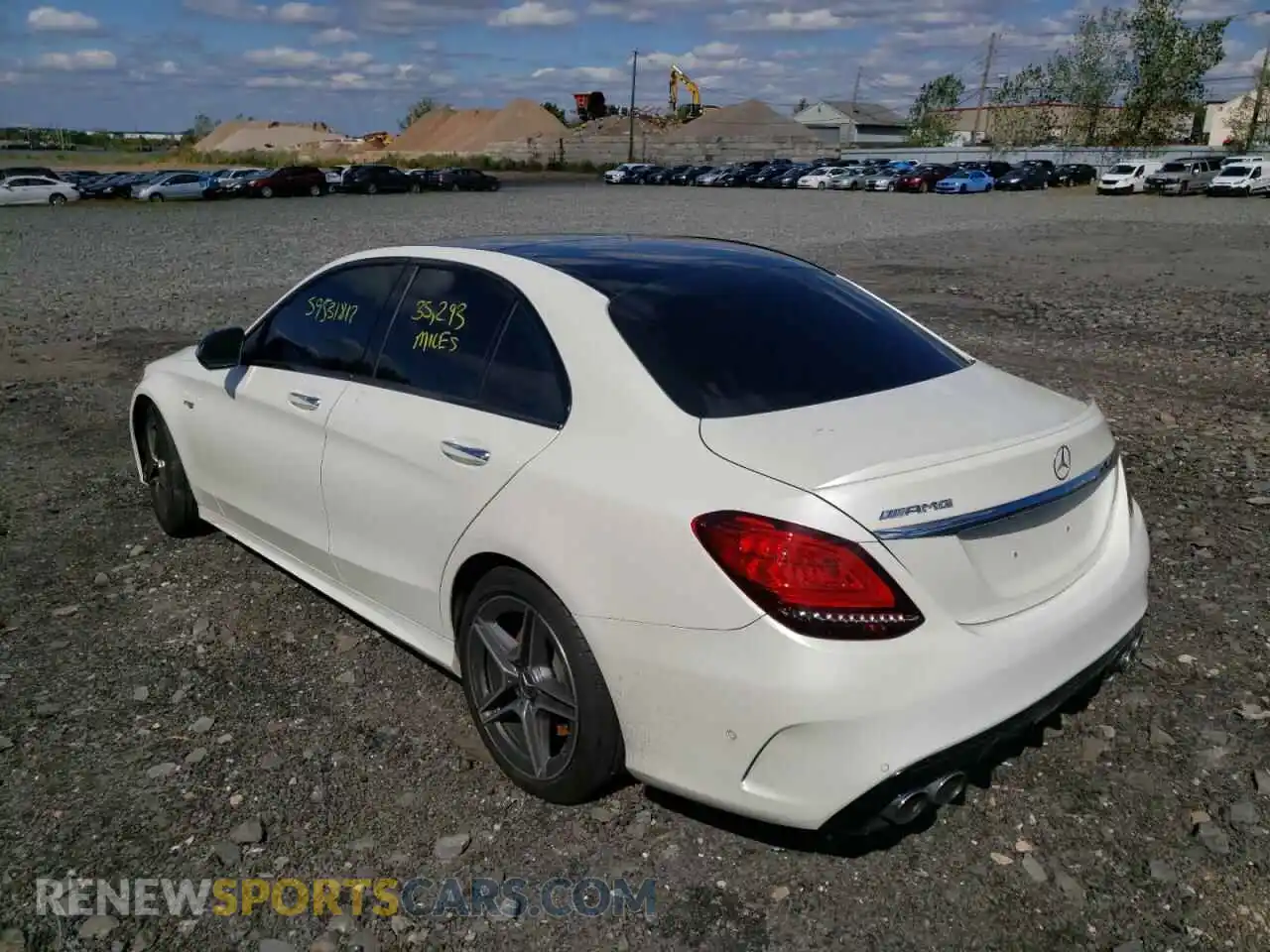 3 Photograph of a damaged car 55SWF6EB3KU297628 MERCEDES-BENZ C-CLASS 2019