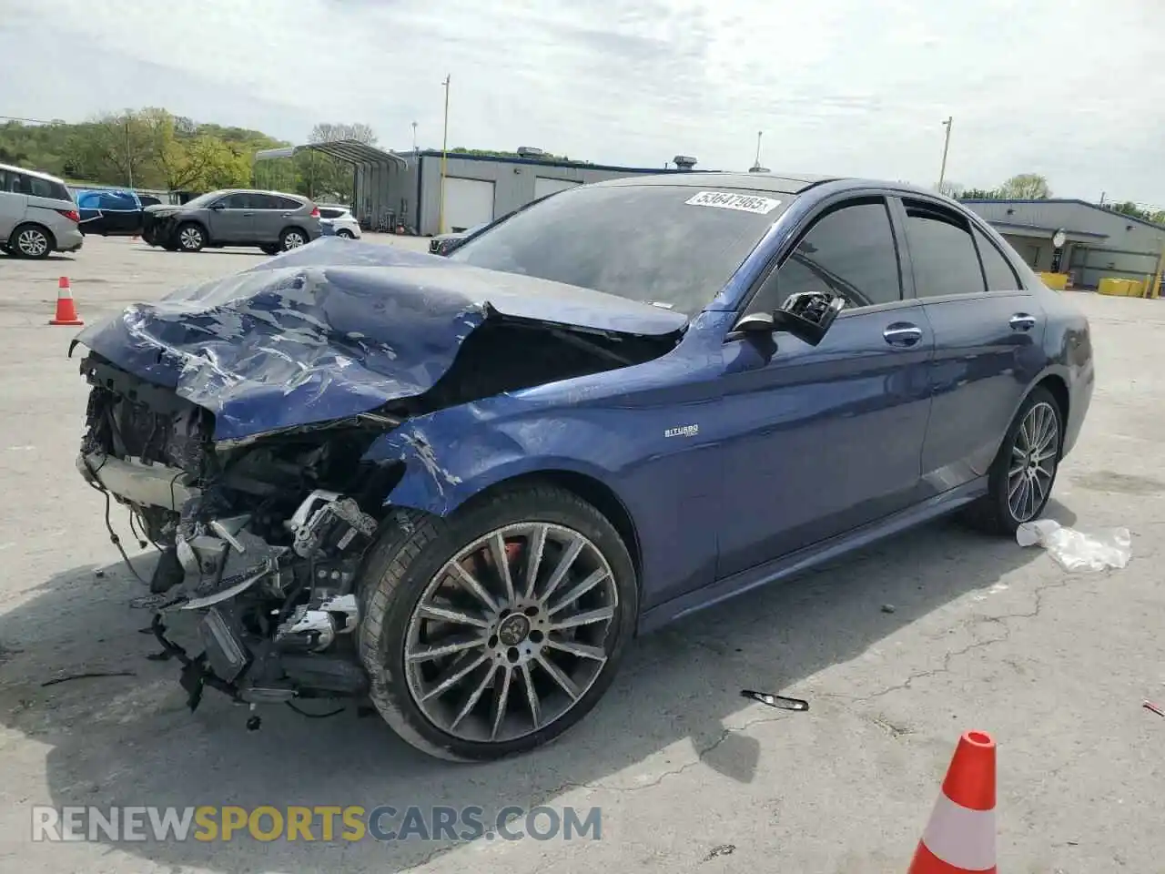 1 Photograph of a damaged car 55SWF6EB4KU287626 MERCEDES-BENZ C-CLASS 2019