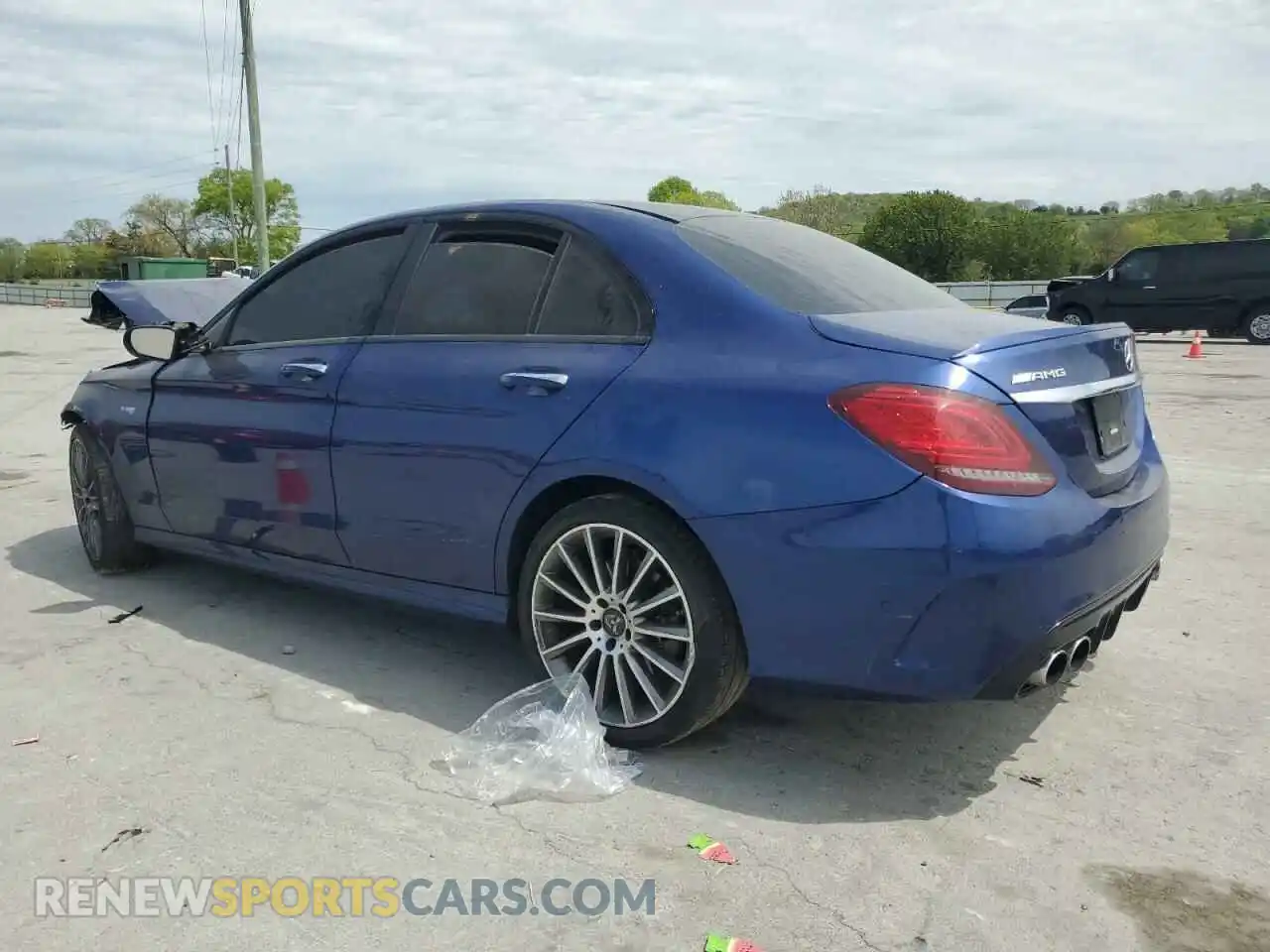 2 Photograph of a damaged car 55SWF6EB4KU287626 MERCEDES-BENZ C-CLASS 2019