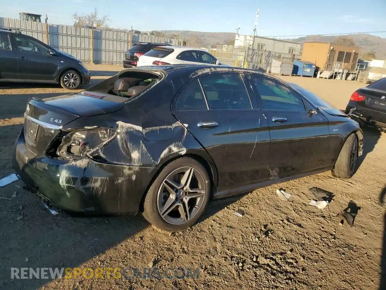 3 Фотография поврежденного автомобиля 55SWF6EB4KU290669 MERCEDES-BENZ C-CLASS 2019