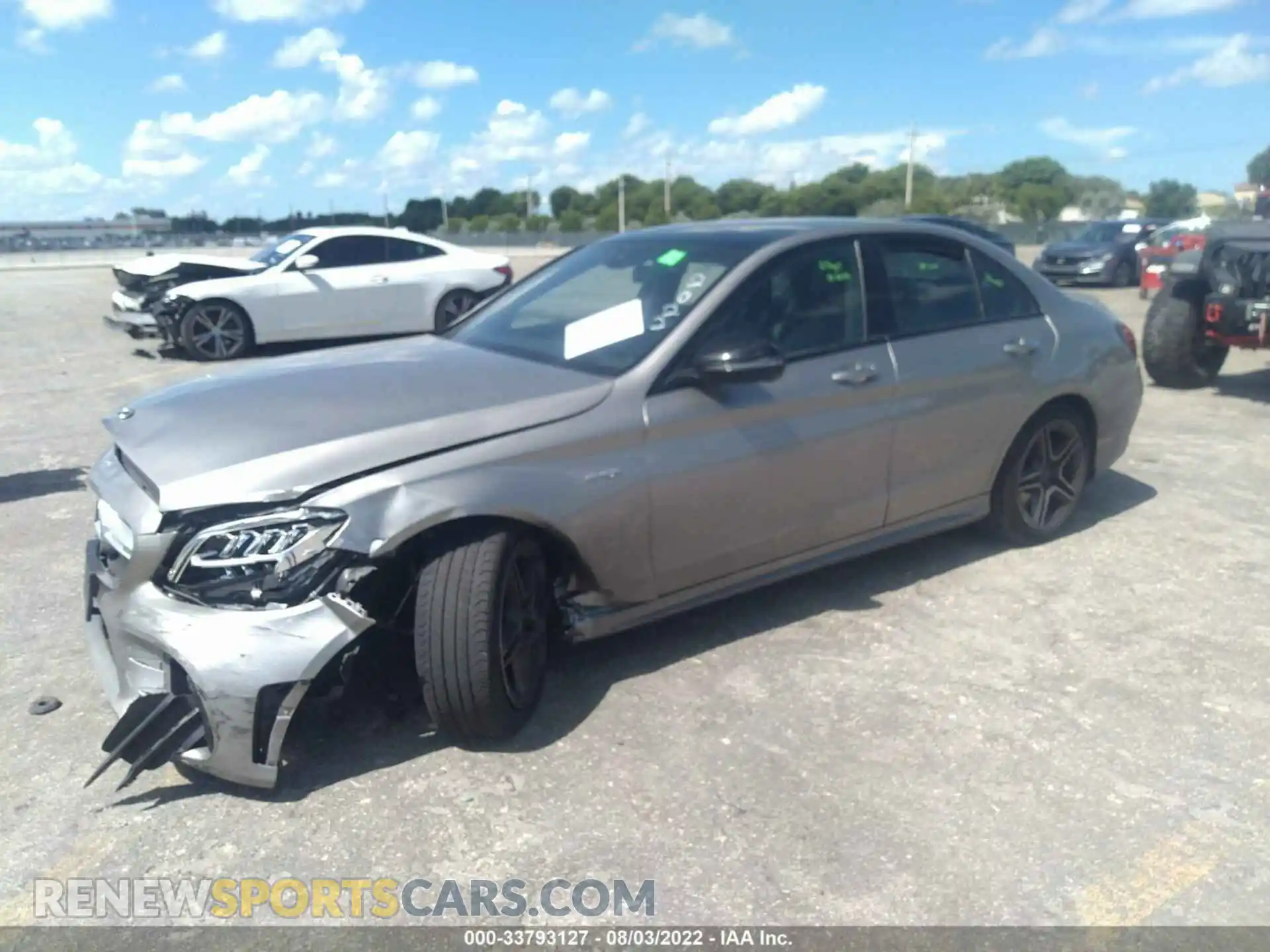 2 Photograph of a damaged car 55SWF6EB5KU302022 MERCEDES-BENZ C-CLASS 2019