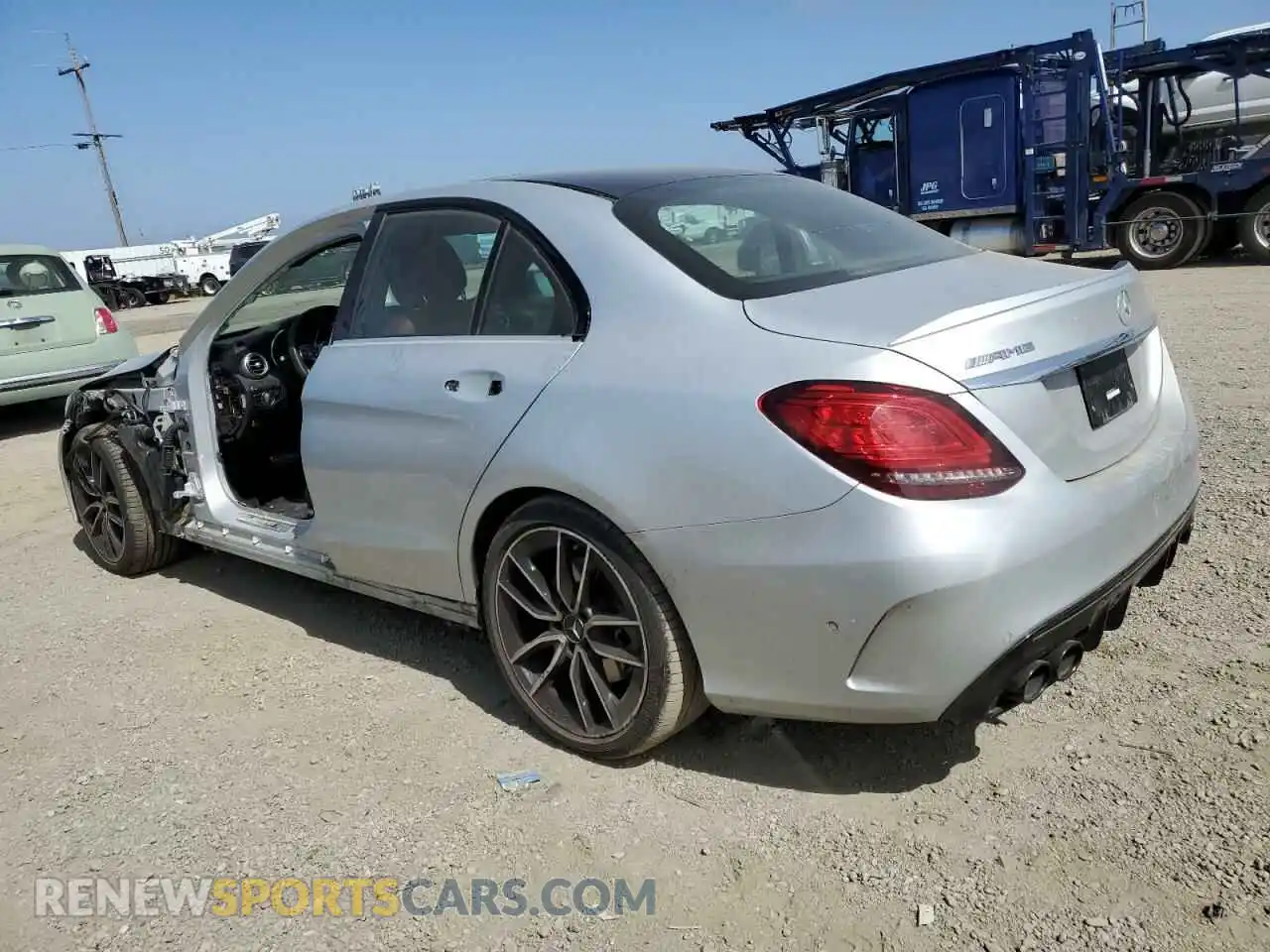 2 Фотография поврежденного автомобиля 55SWF6EB6KU285618 MERCEDES-BENZ C-CLASS 2019