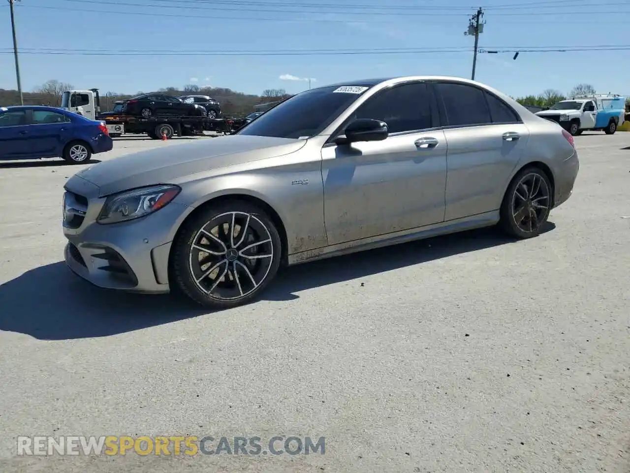 1 Photograph of a damaged car 55SWF6EB7KU309344 MERCEDES-BENZ C-CLASS 2019